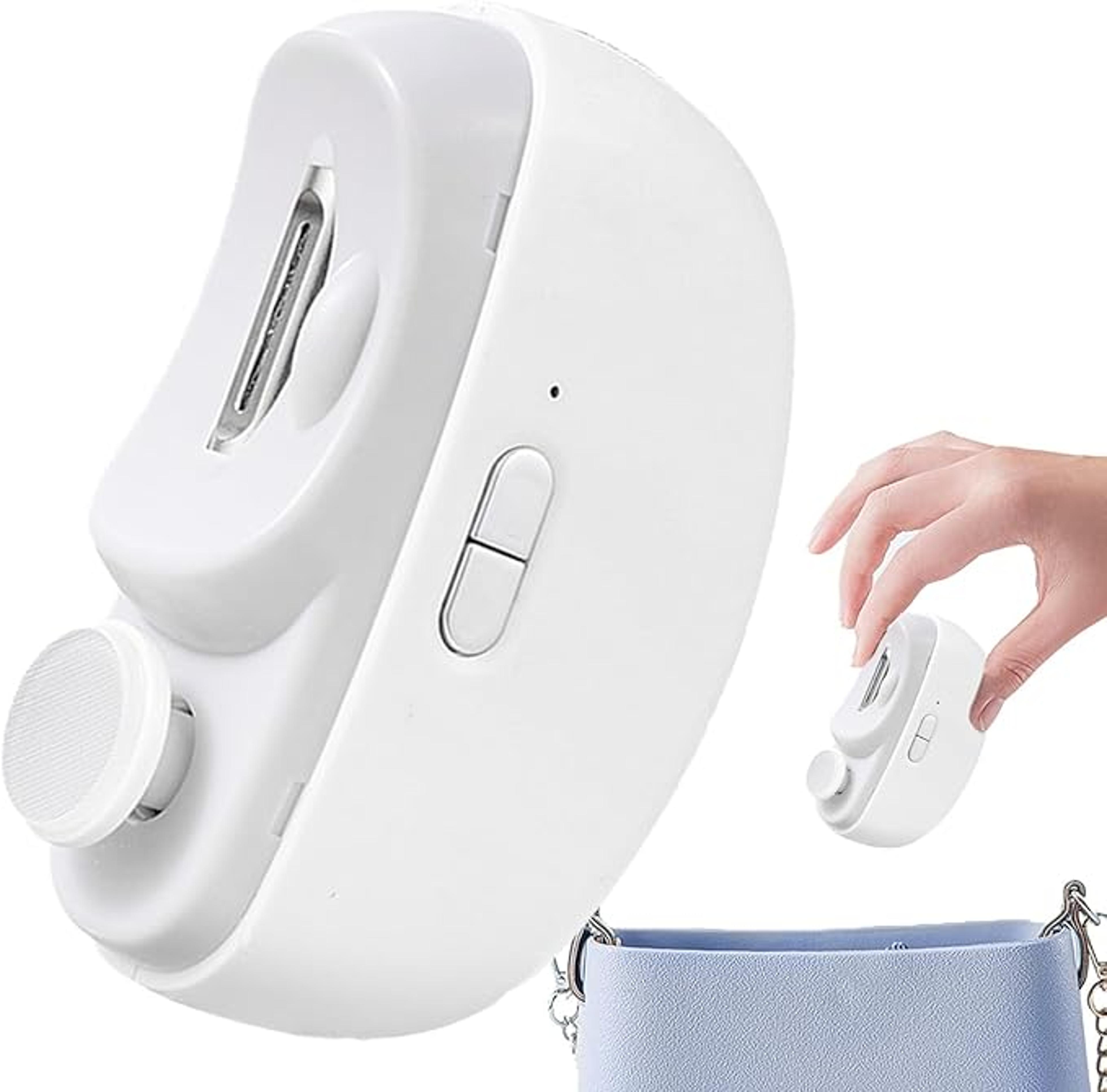 electric nail clippers with led light – automatic trimmer & polisher for babies, adults & seniors