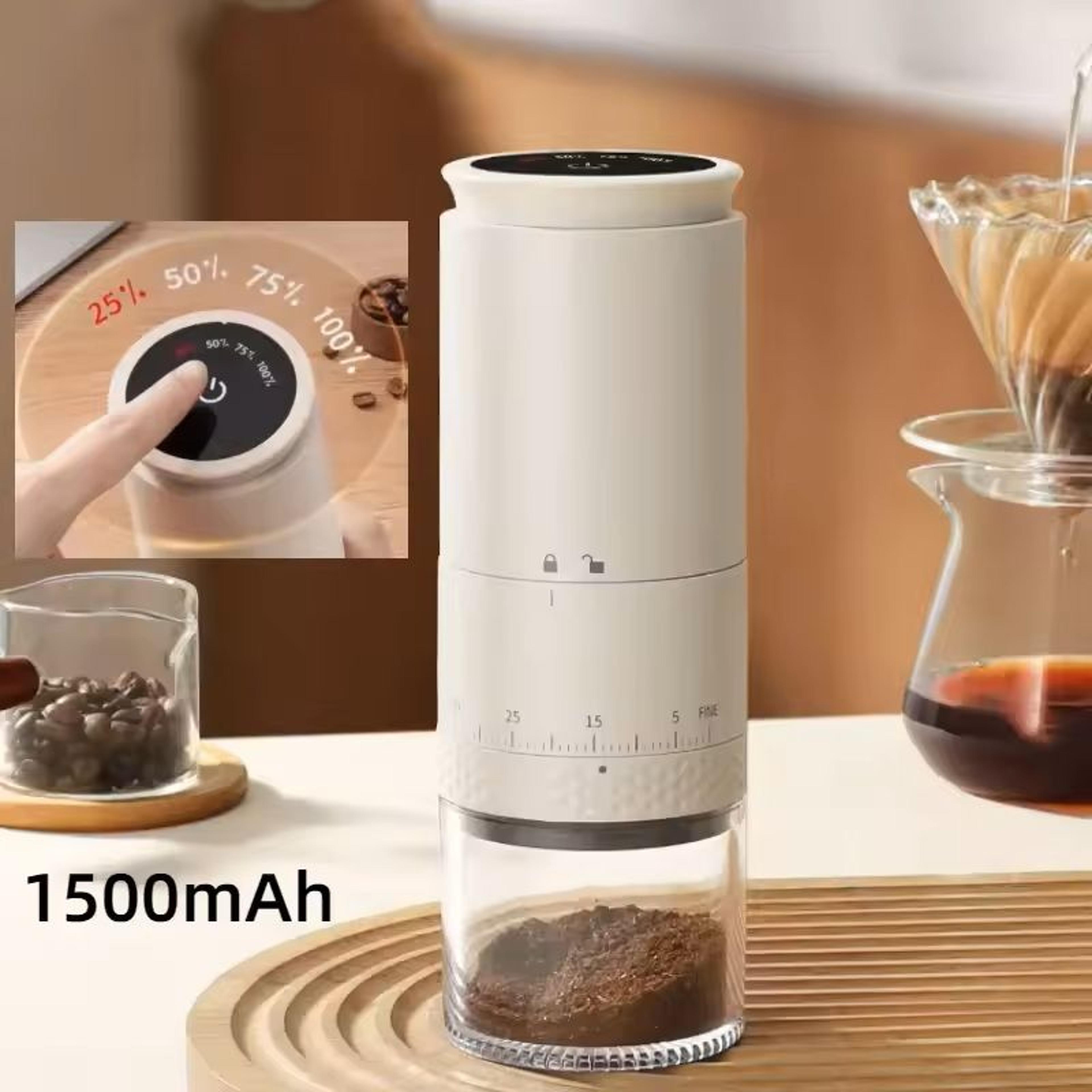 electric conical burr coffee grinder with adjustable settings