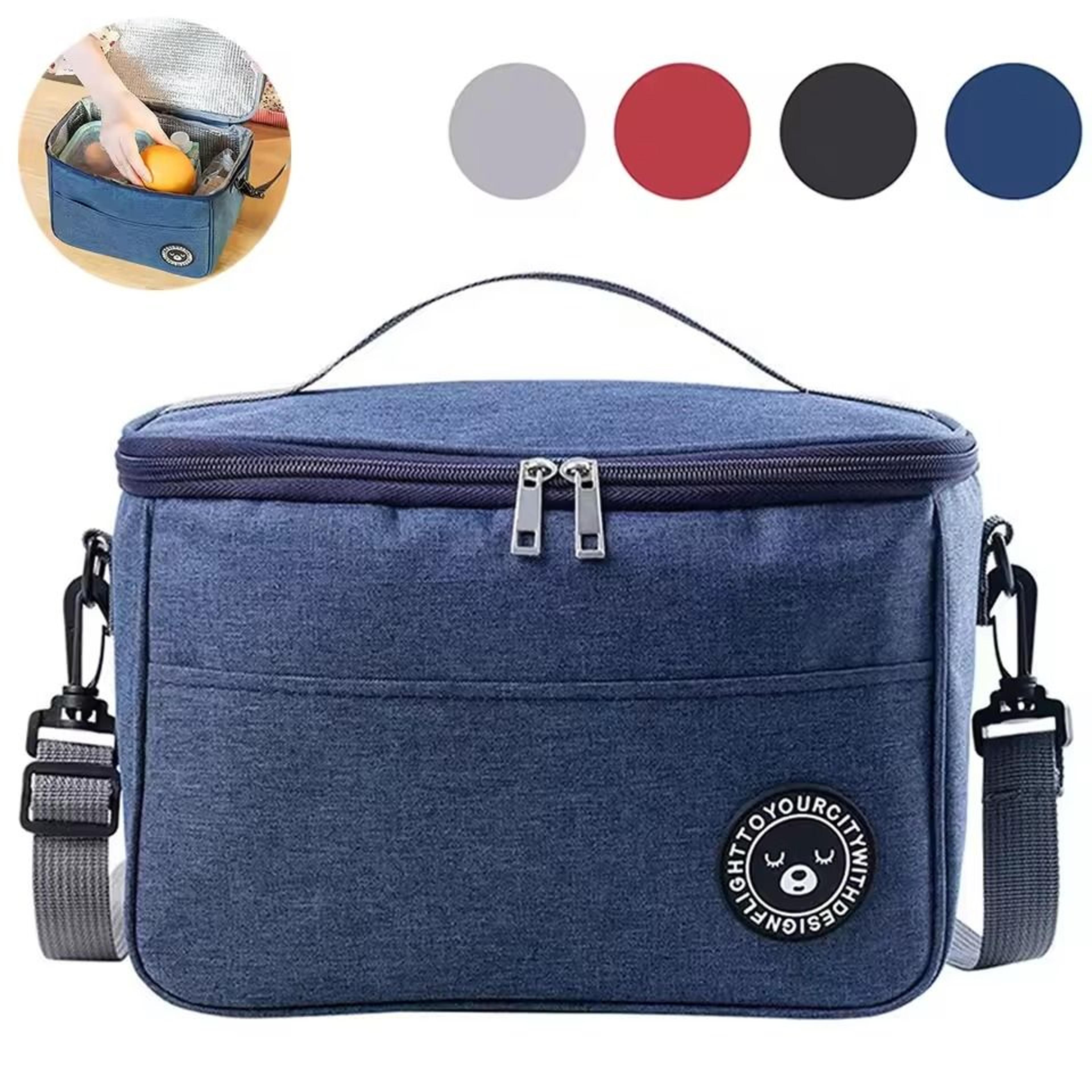 Insulated Lunch Bag With Shoulder Strap And Waterproof Lining 0