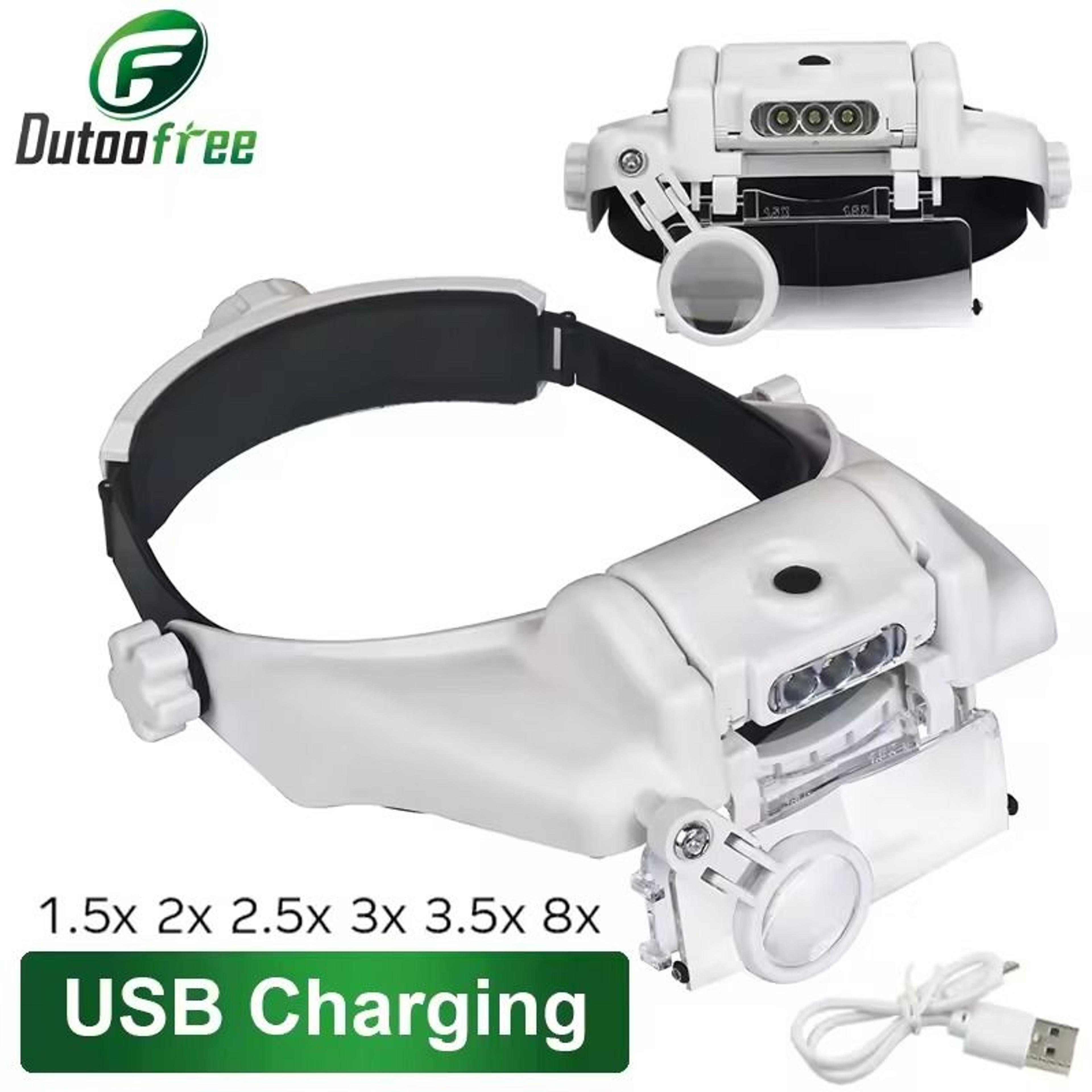 rechargeable led magnifying glasses for watch repair and precision work