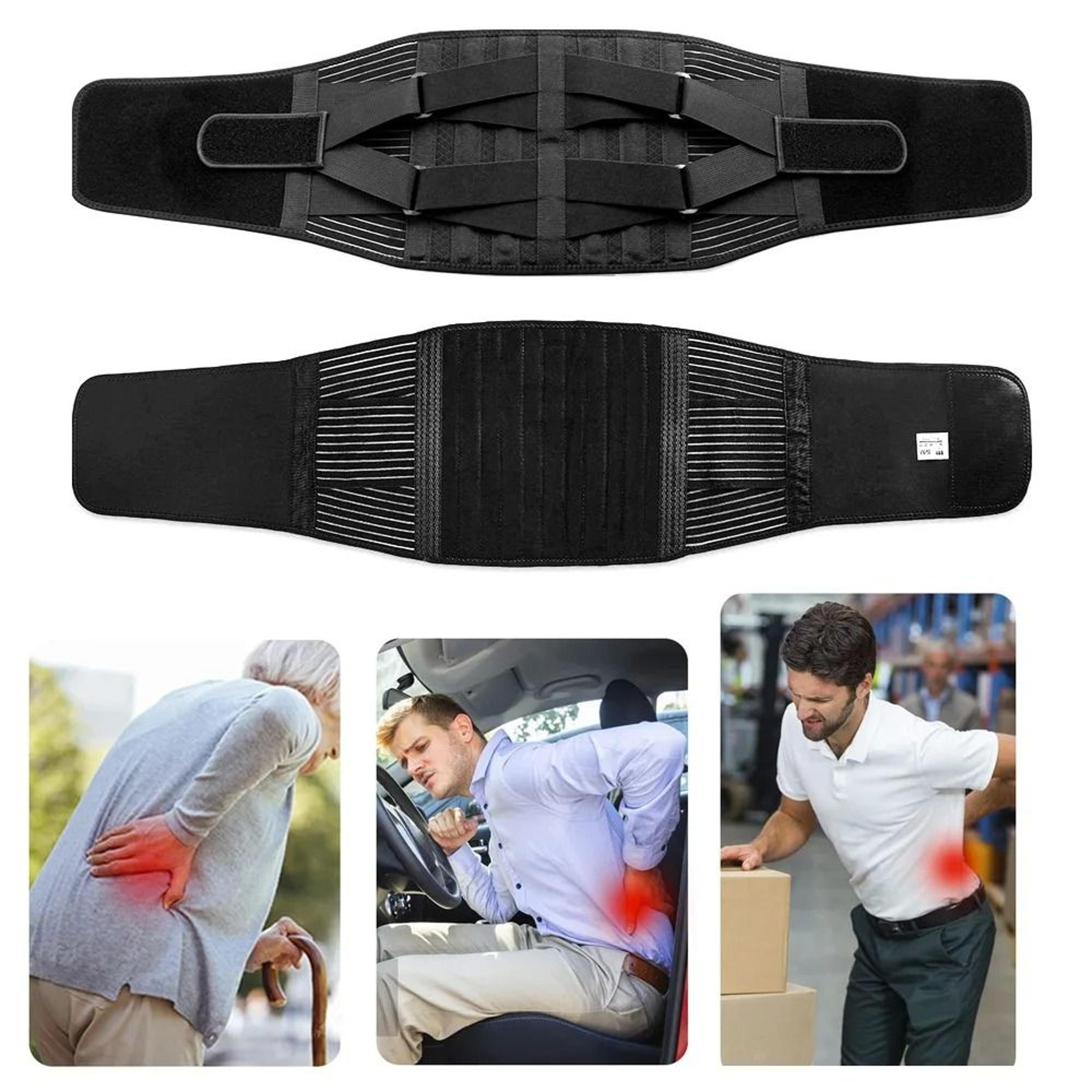 Adjustable Lower Back Brace With Lumbar Support For Pain Relief And Spine Decompression 4
