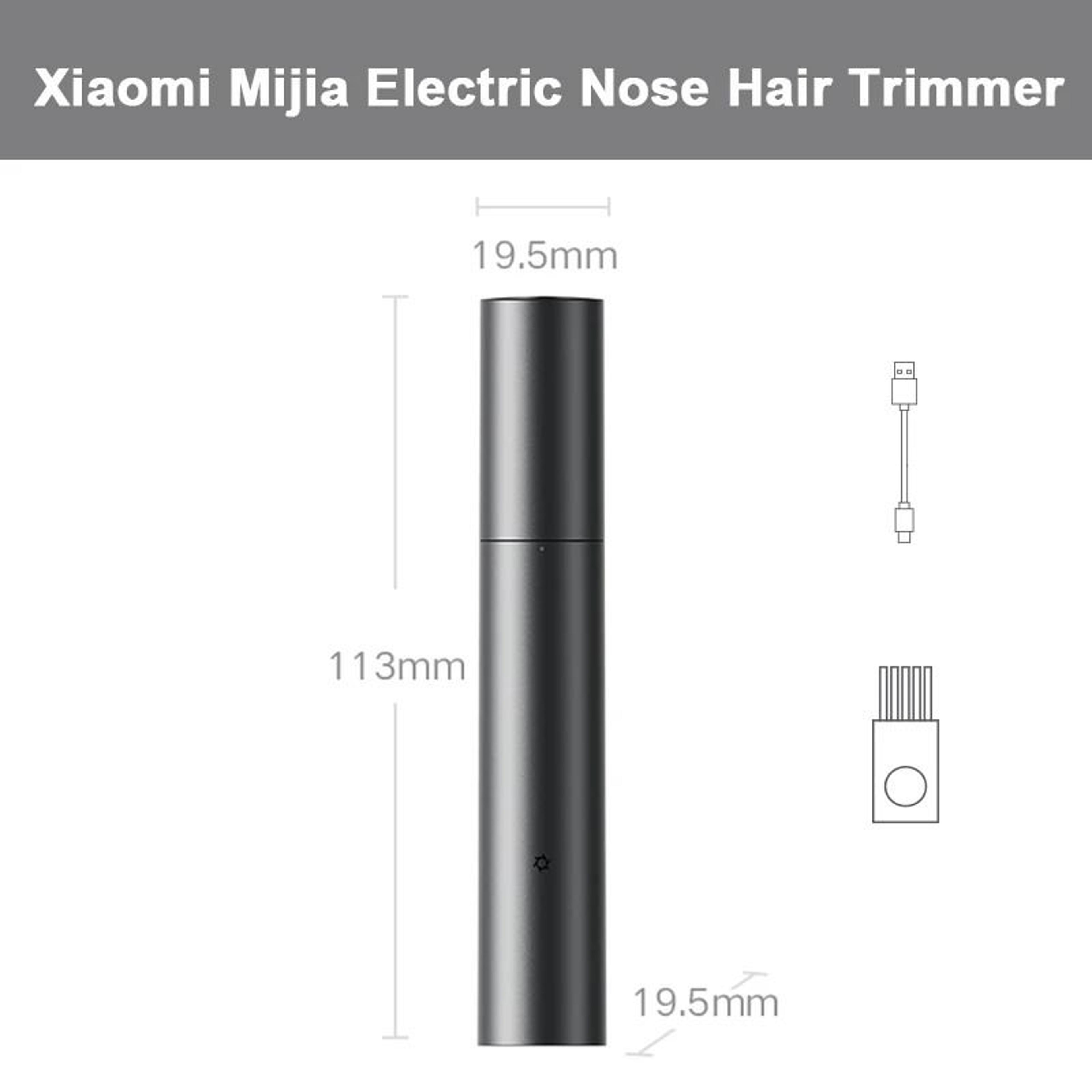 Xiaomi Mijia Electric Nose Hair Trimmer 2024 Rechargeable Mini Nostril Cleaner For Men And Women 6