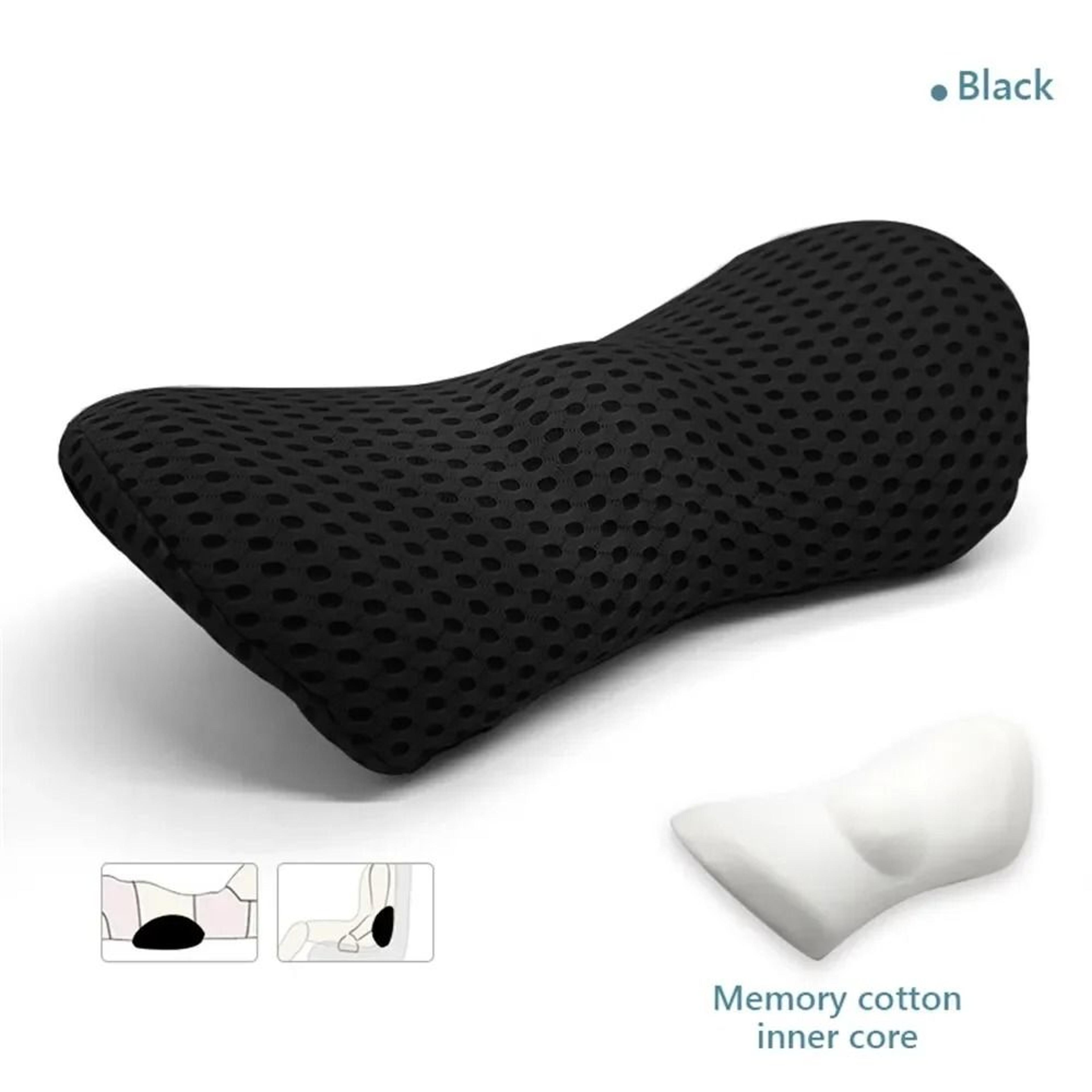 Breathable Memory Foam Lumbar Support Pillow For Car Seat And Bed Comfort 6