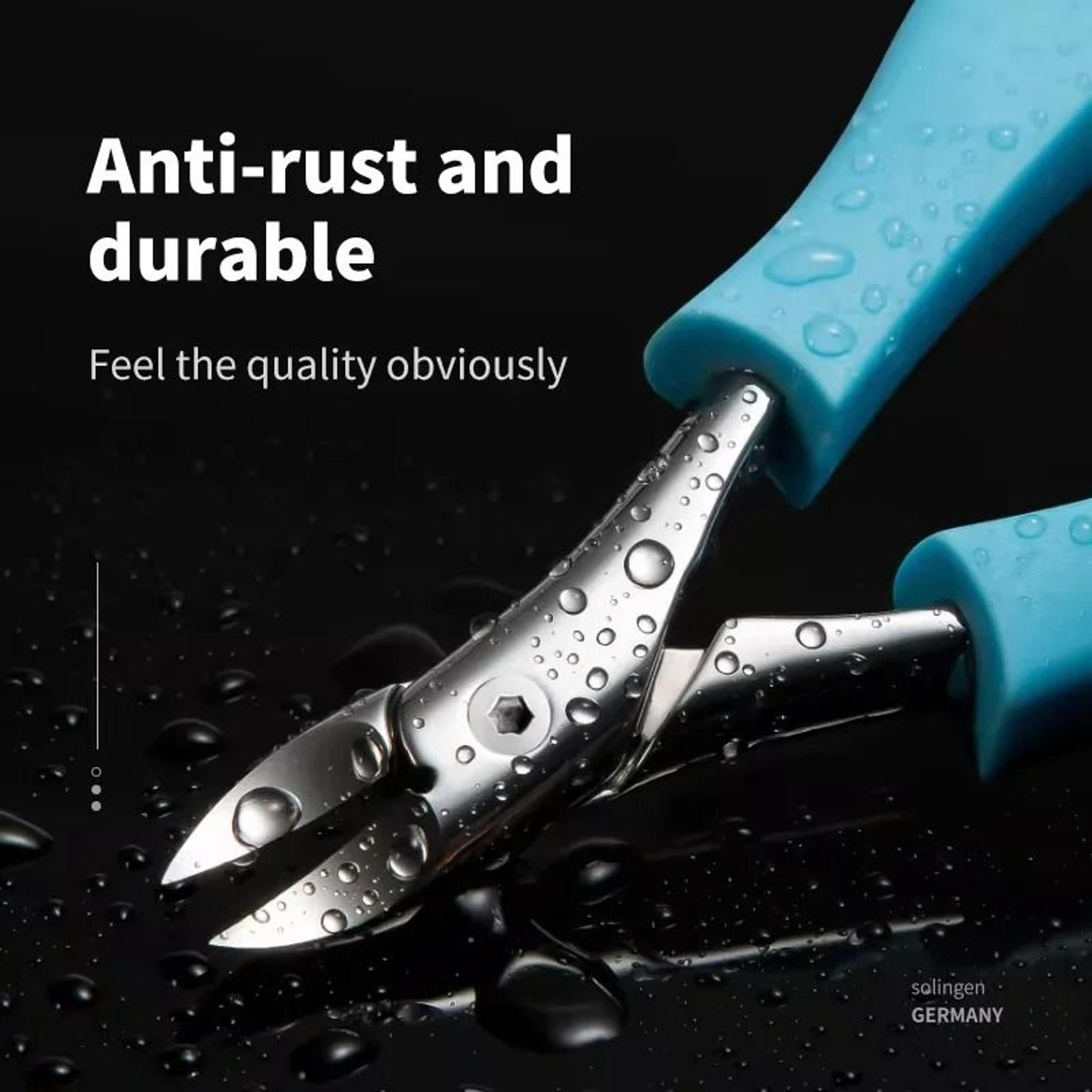 Professional Stainless Steel Toenail Clippers With Anti Splash Design For Ingrown Nails And Pedicur 5
