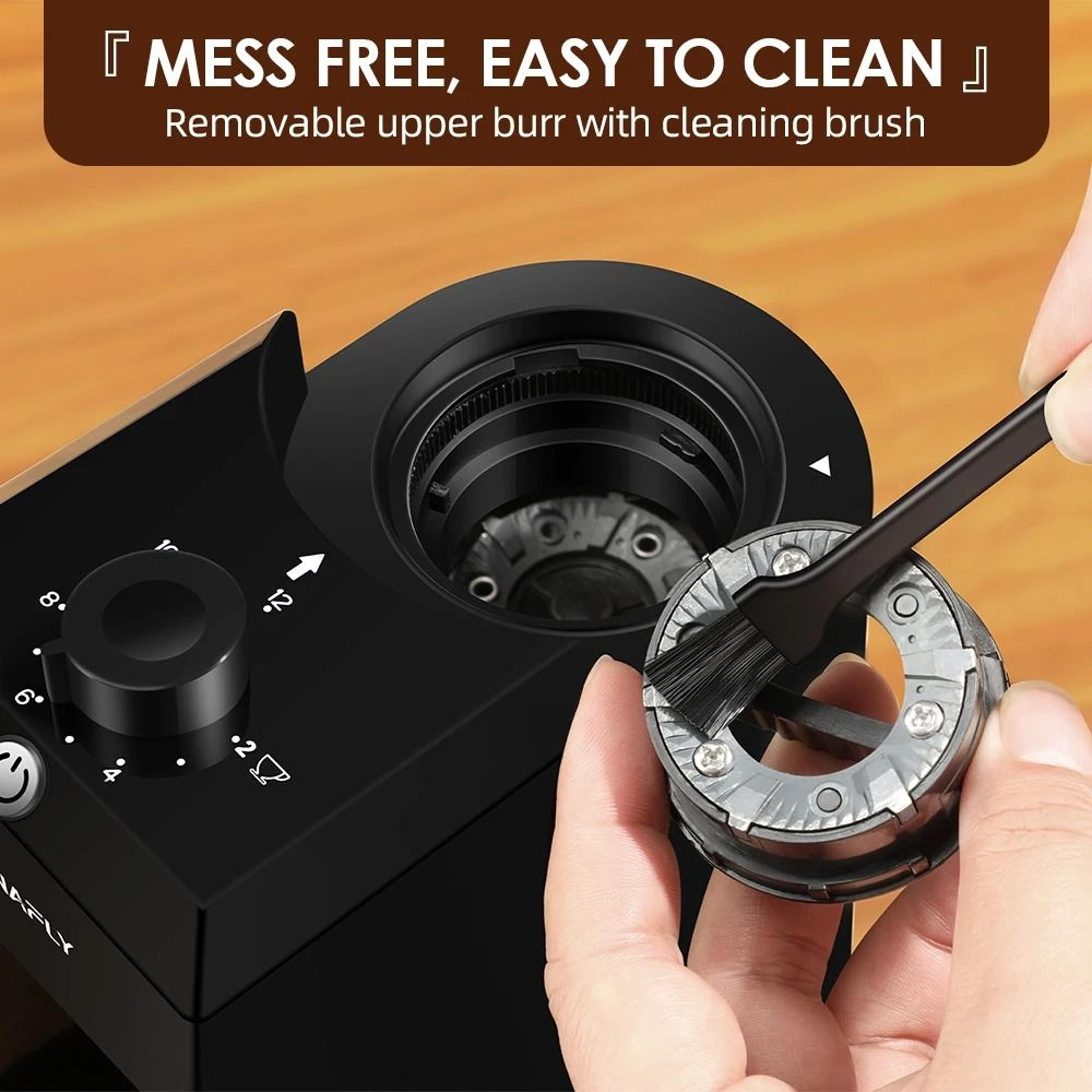 Electric Burr Coffee Grinder With 28 Adjustable Grind Settings For Espresso French Press And Drip B 4