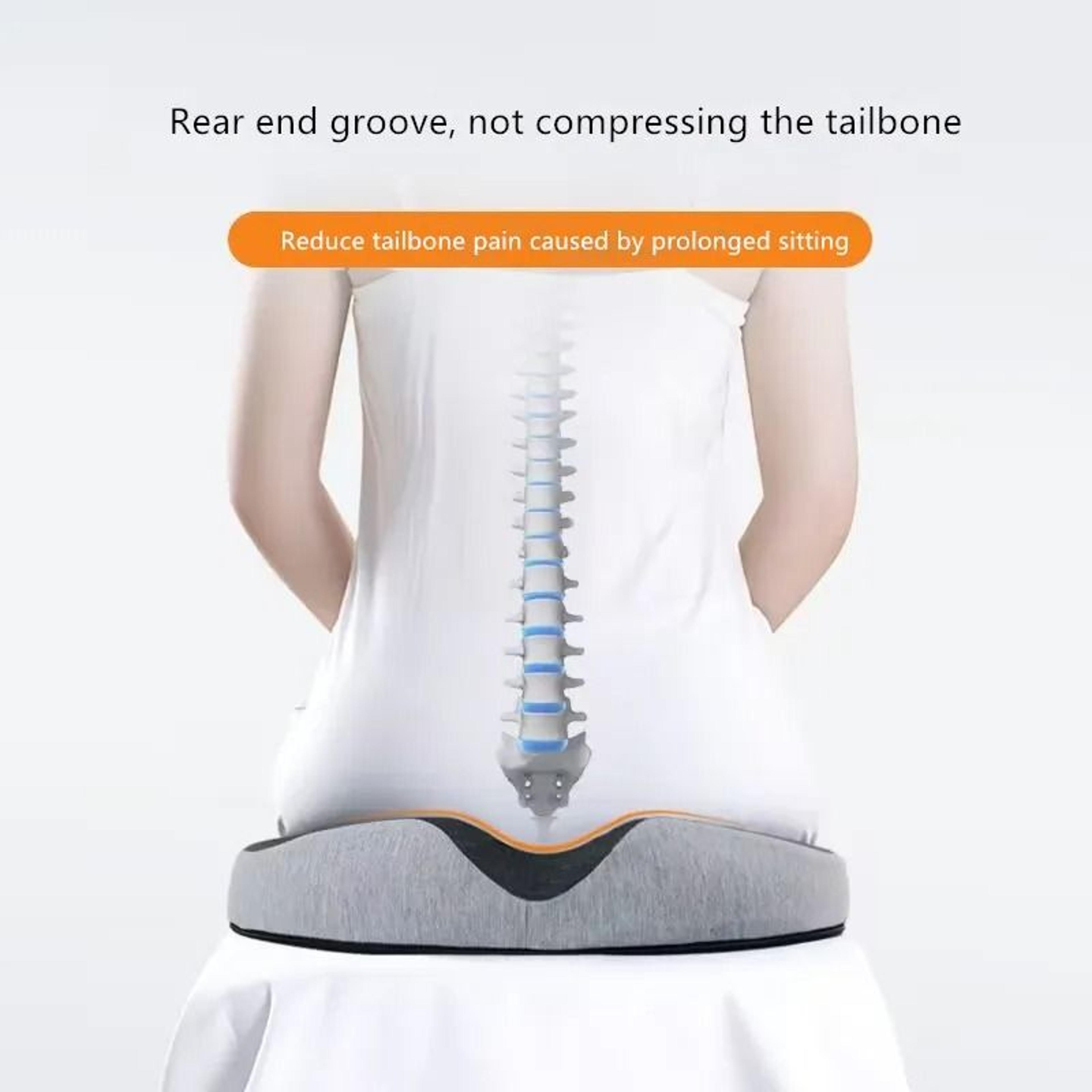 Donut Shape Memory Foam Cushion For Tailbone Sciatica And Hemorrhoid Pain Relief 2