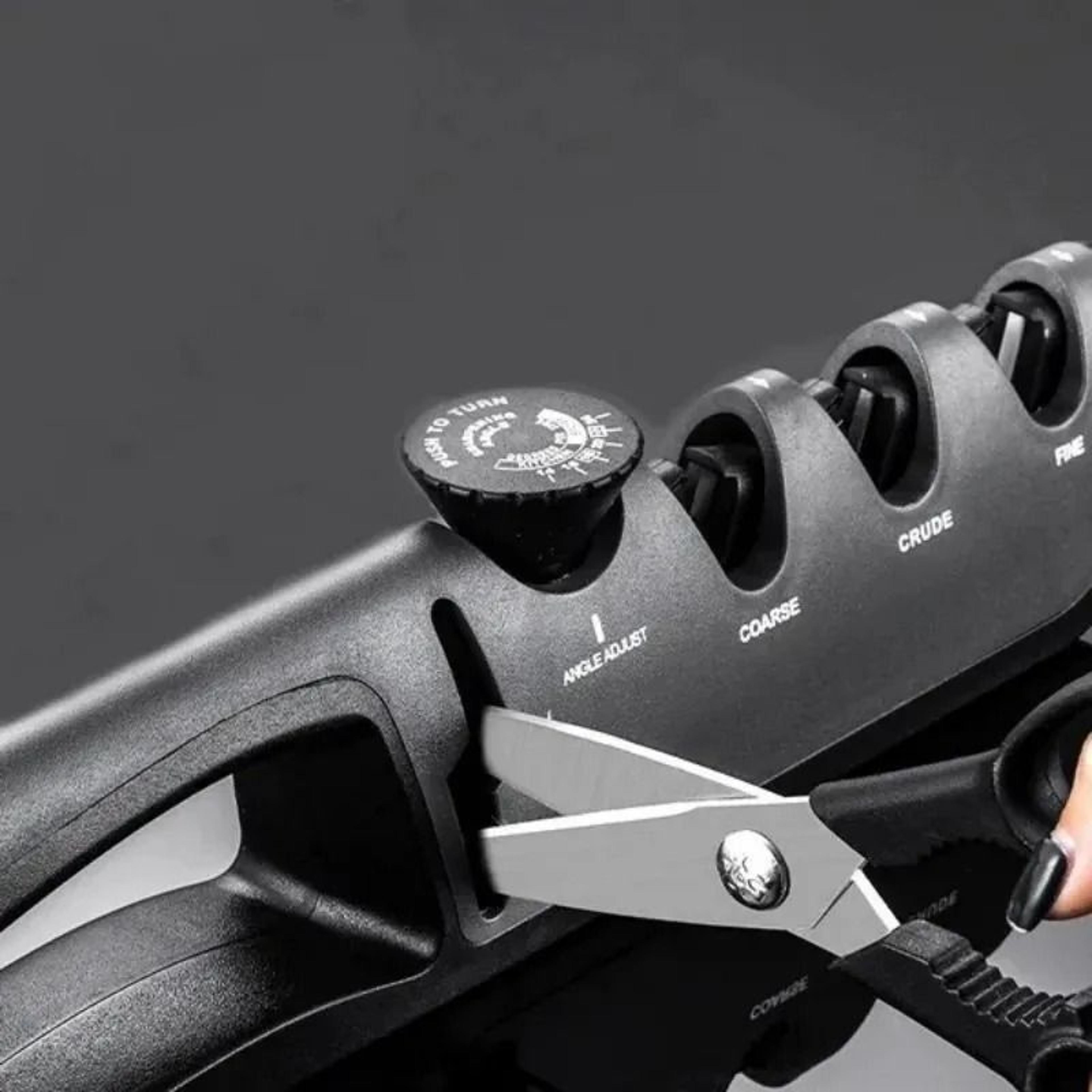 New Upgrade Angle Adjustable Knife Sharpener Professional 4 In 1 Kitchen Knives Grinder Scissors Sh 4