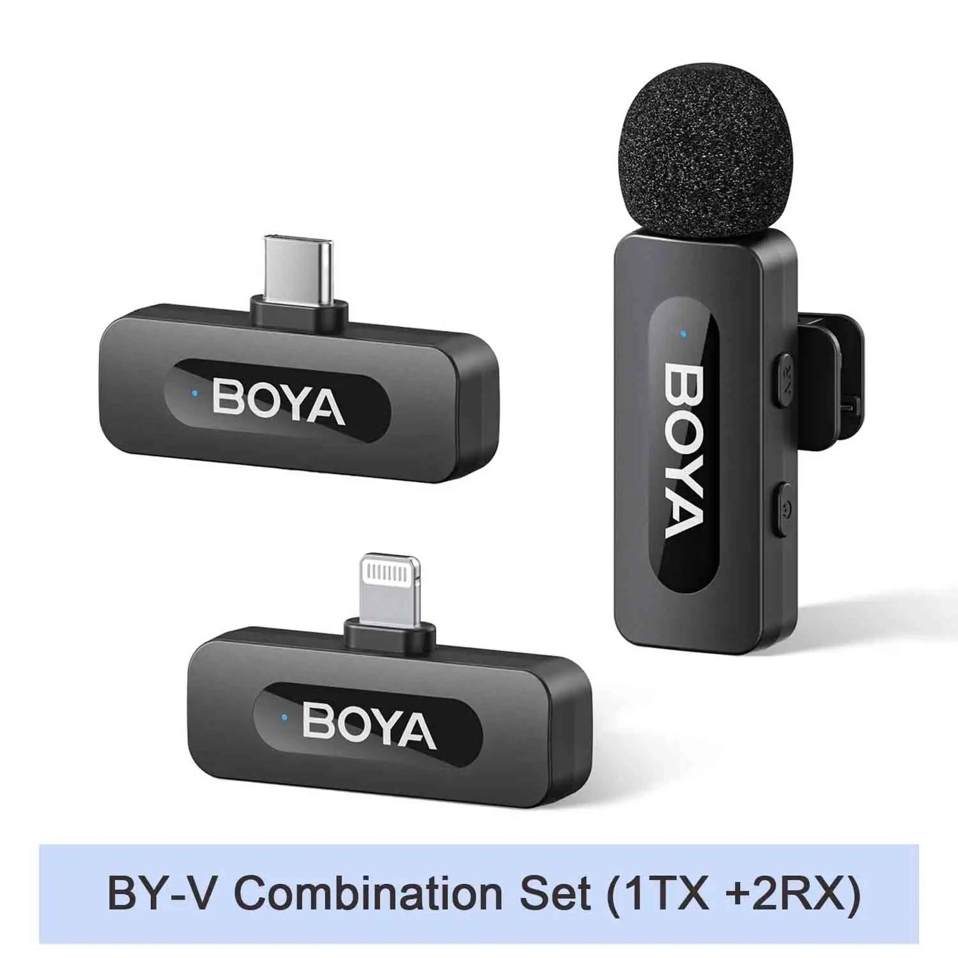 BOYA BY V Wireless Lavalier Microphone For IPhone Android Vlogging Interviews And Live Broadcast 28