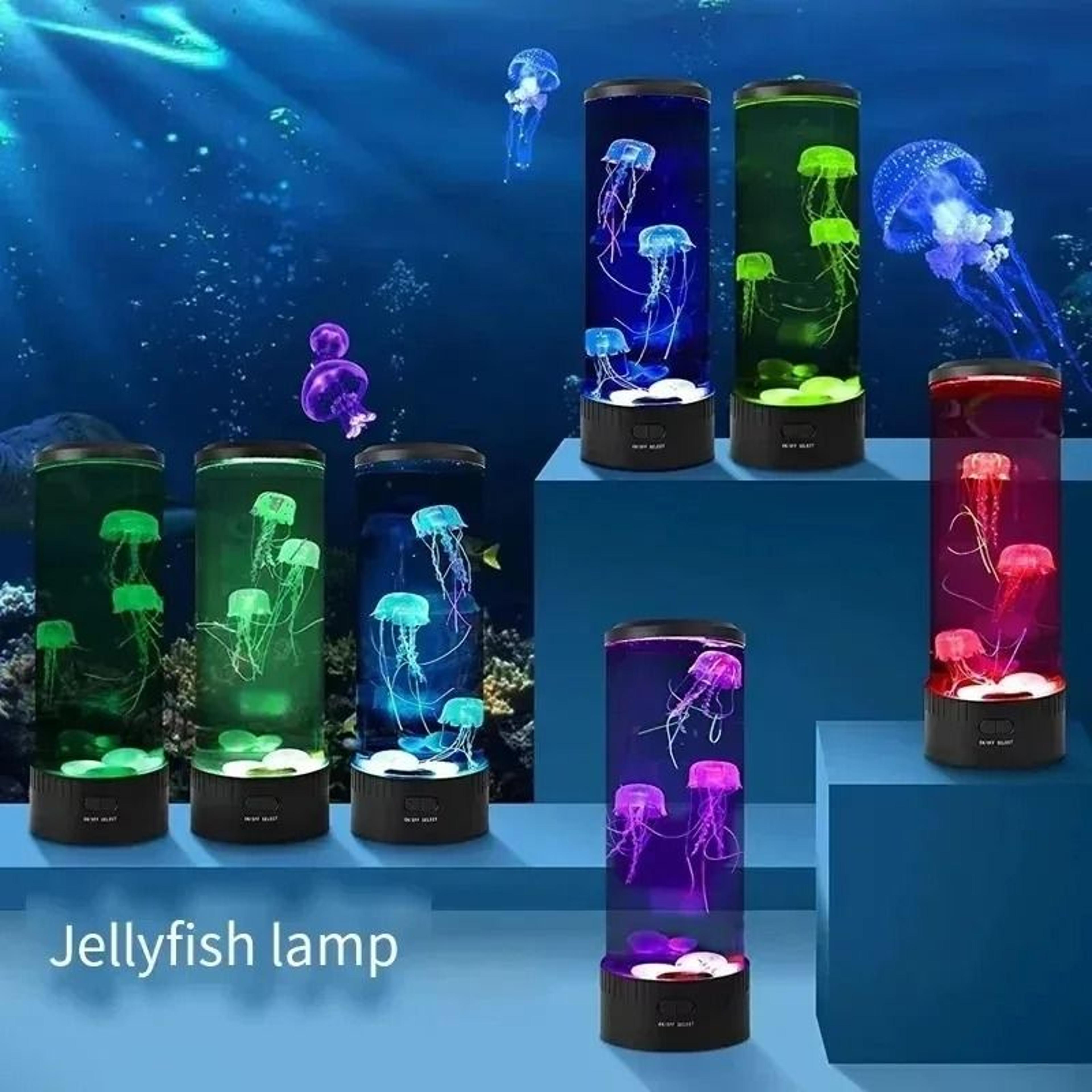 Simulated Jellyfish LED Aquarium Night Light For Bedroom Home Decor And Relaxation Ambiance 0