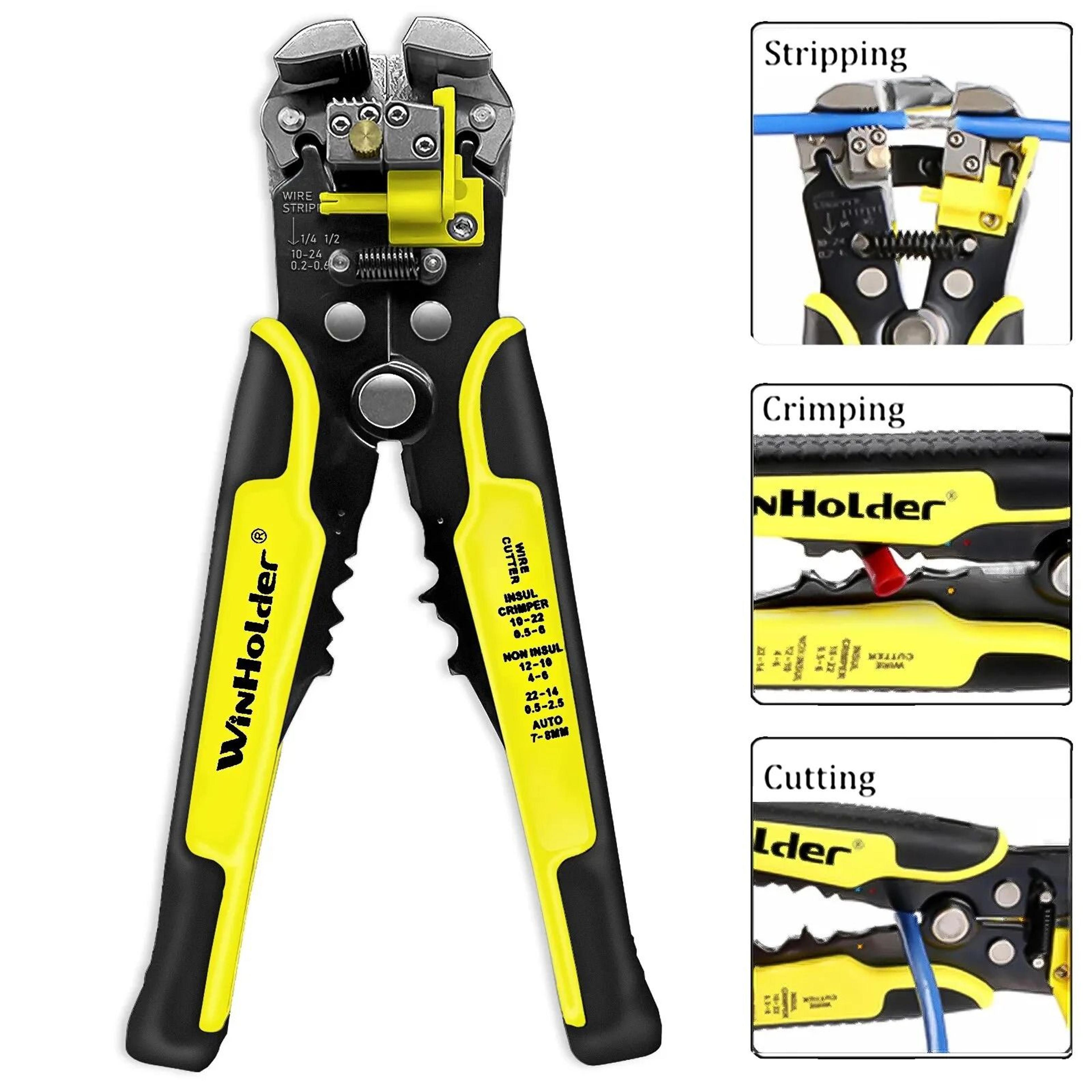 Professional Automatic Wire Stripper Cutter And Crimper Tool For Electricians And DIY Use 3