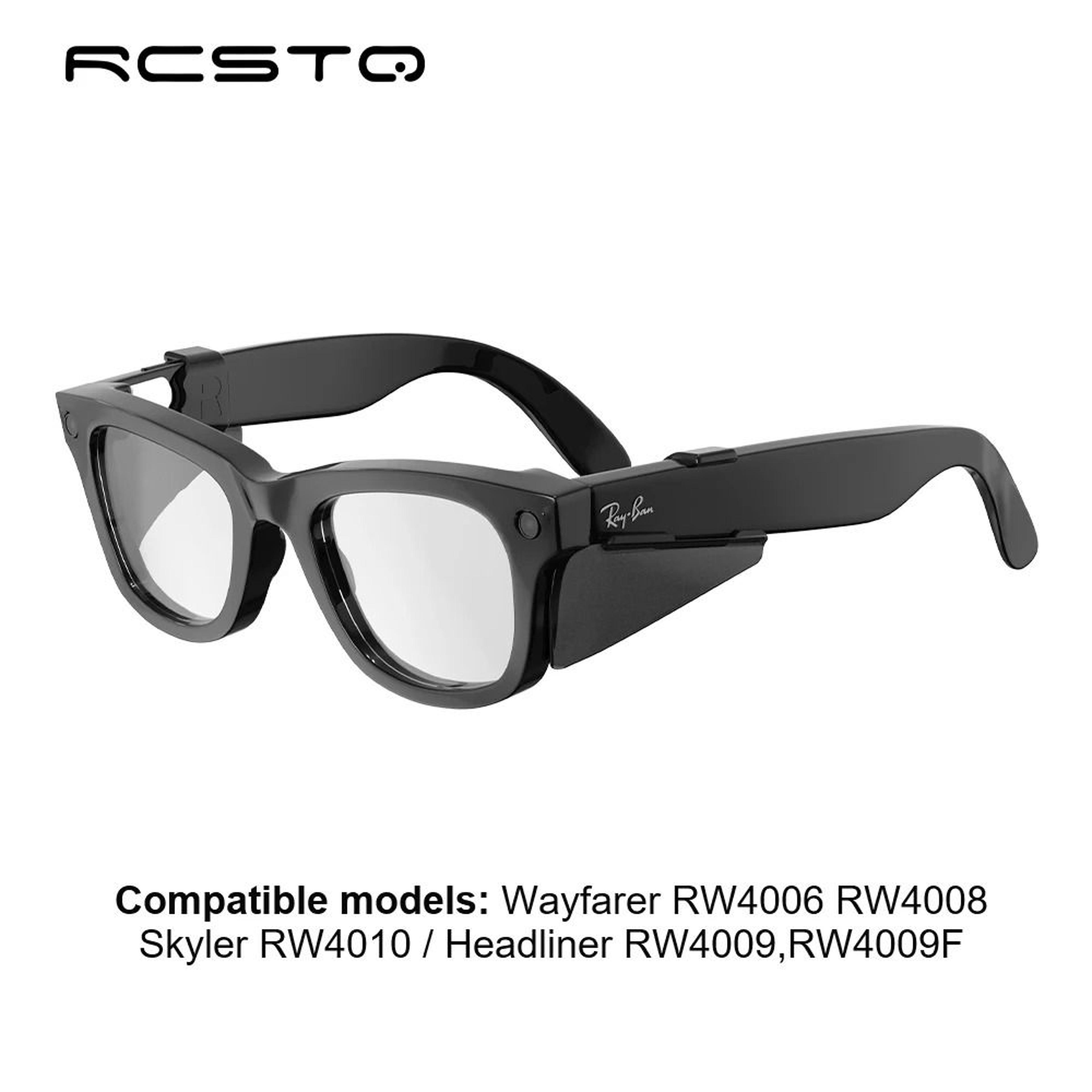 Anti Glare Light Shield For Ray Ban Meta Wayfarer RW4008 RW4006 RW4010 RW4009 Smart Glasses Accesso 0