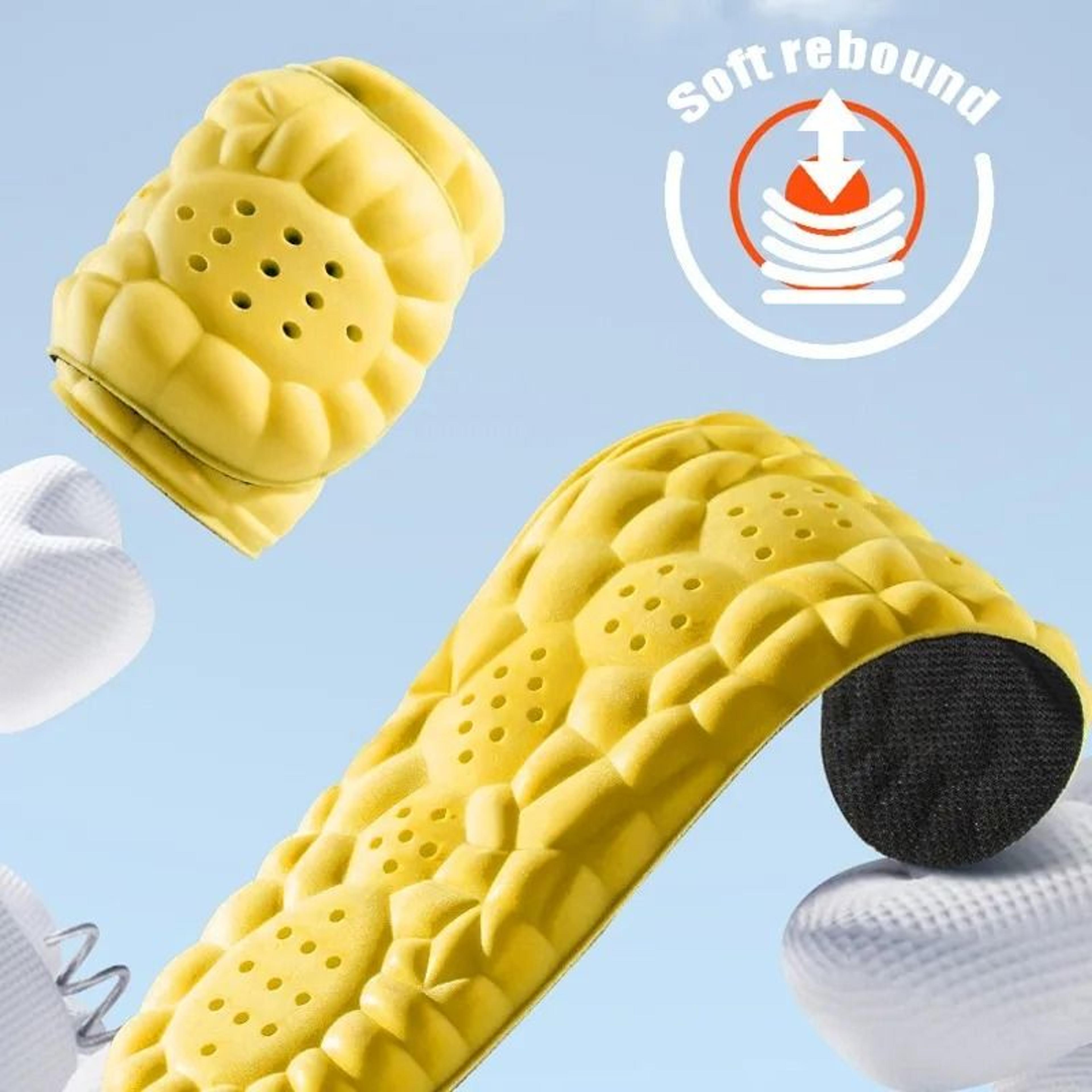 4D Cloud Sports Insoles With Shock Absorption And Arch Support For Running Comfort And Orthopedic C