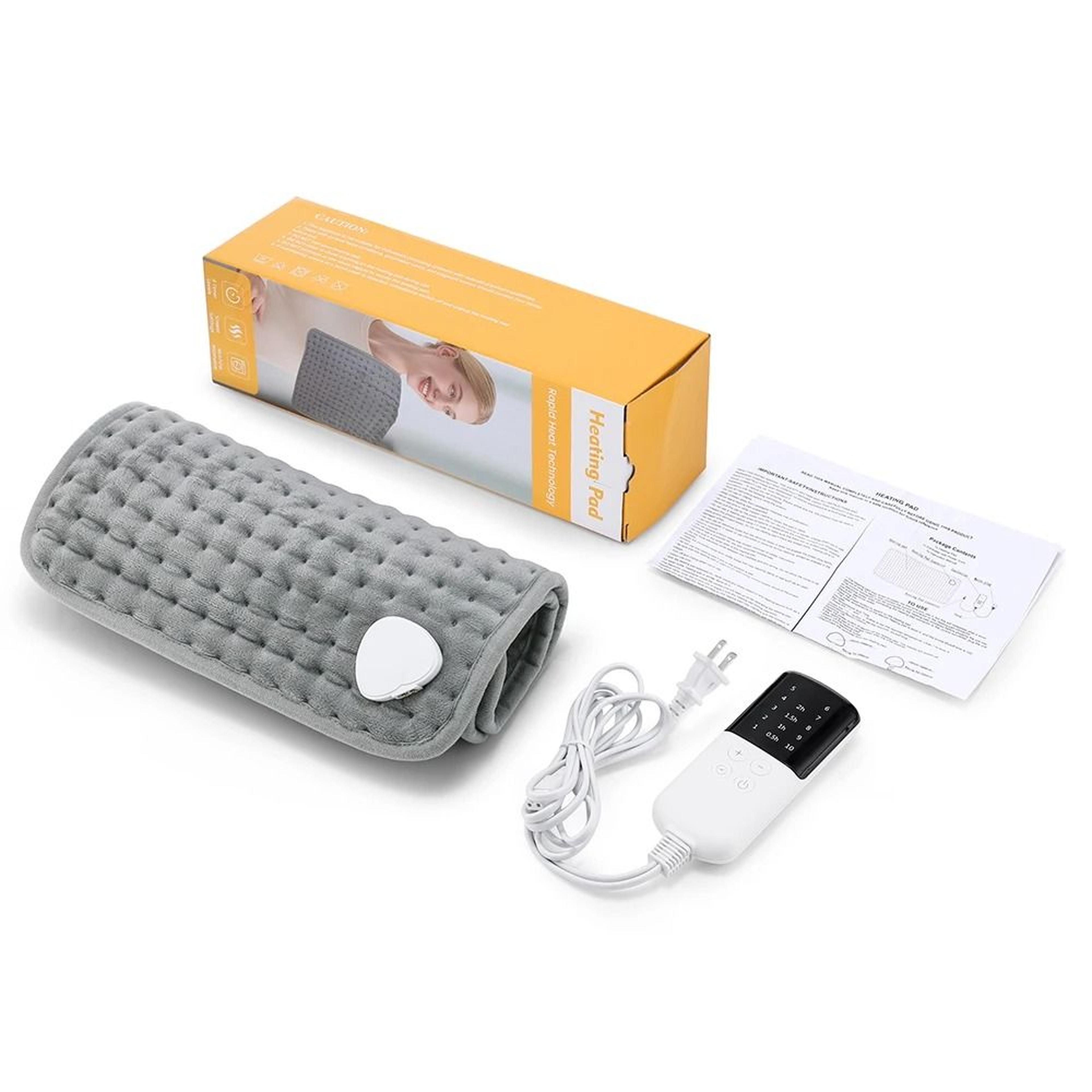 Electric Heating Pad With 9 Heat Settings And Timer 30x60cm Soft Heated Blanket Mat For Back Pain A 7
