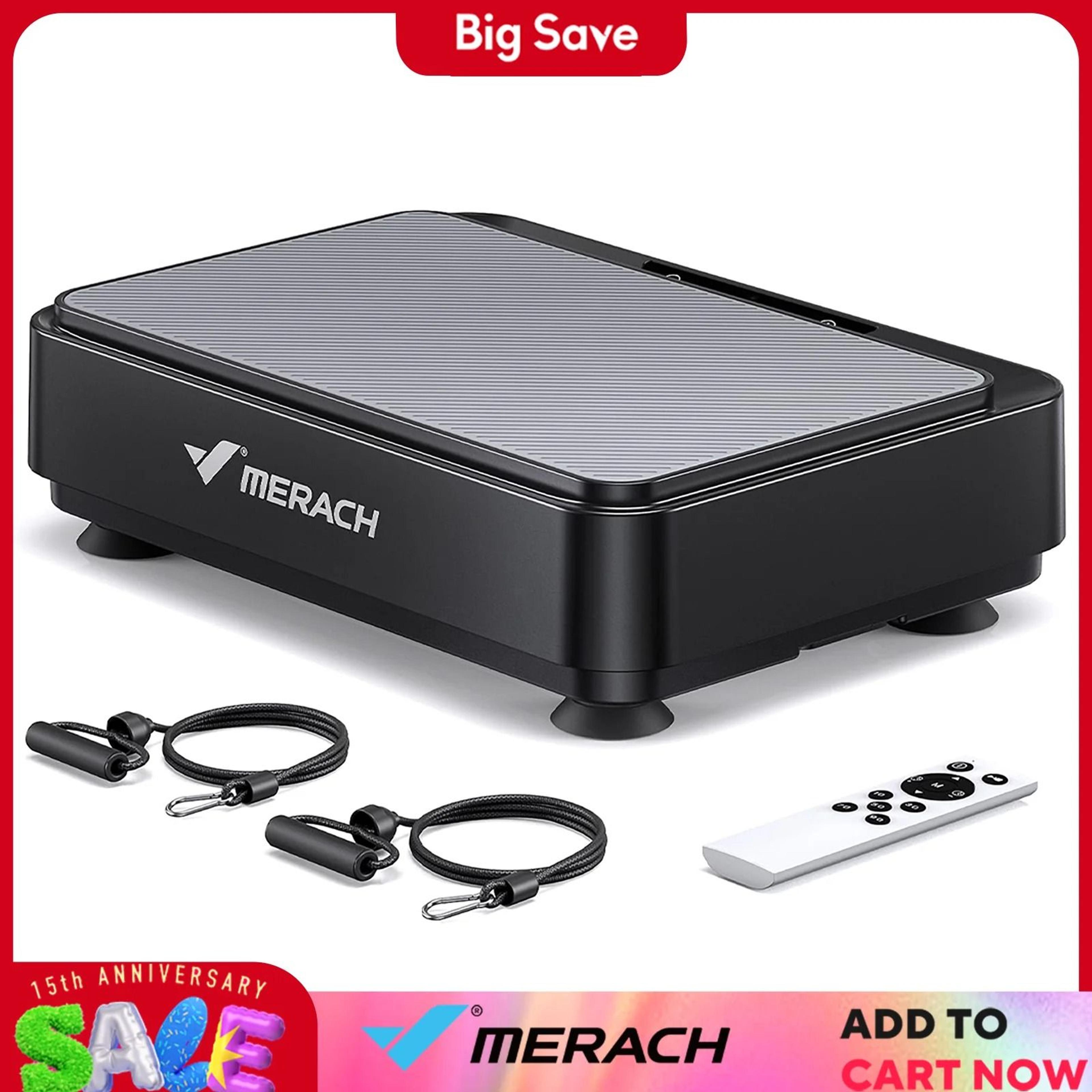 Merach Vibration Plate Exercise Machine For Lymph Drainage Pain Relief Weight Loss 0