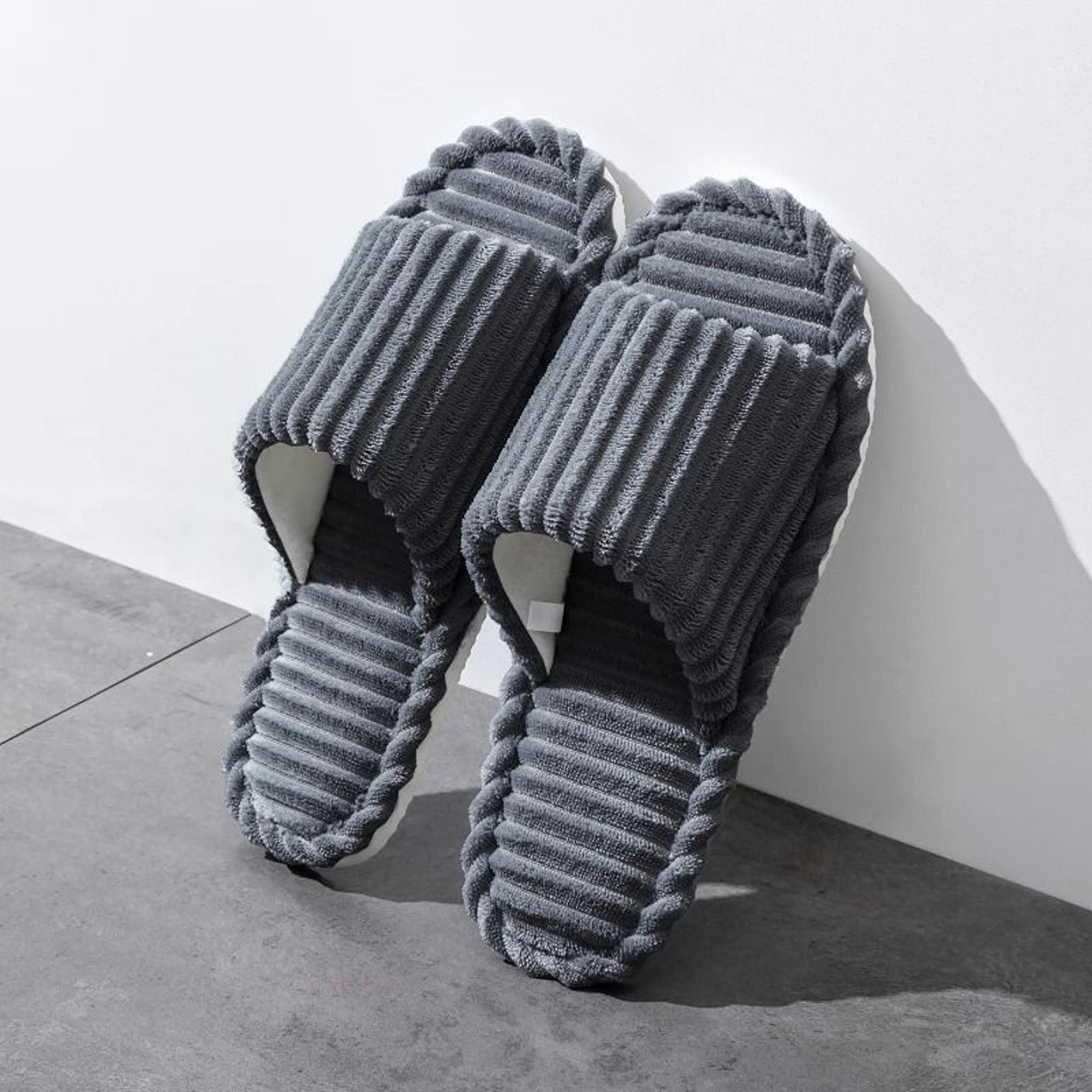 Men Breathable Open Toe Indoor Slippers Anti Slip 6