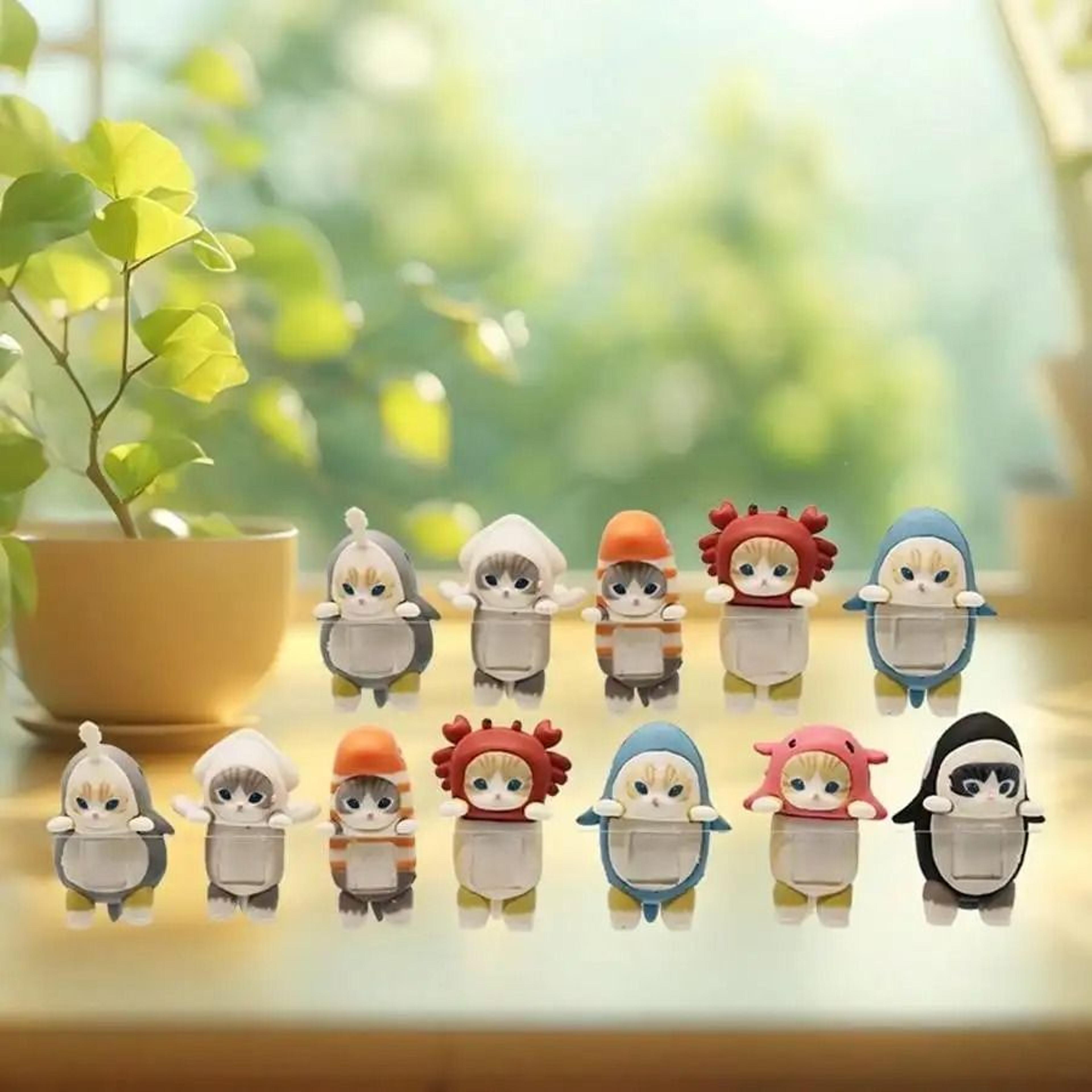 Sonny Angel Blind Box Shark Cat Anime Figure Set 4