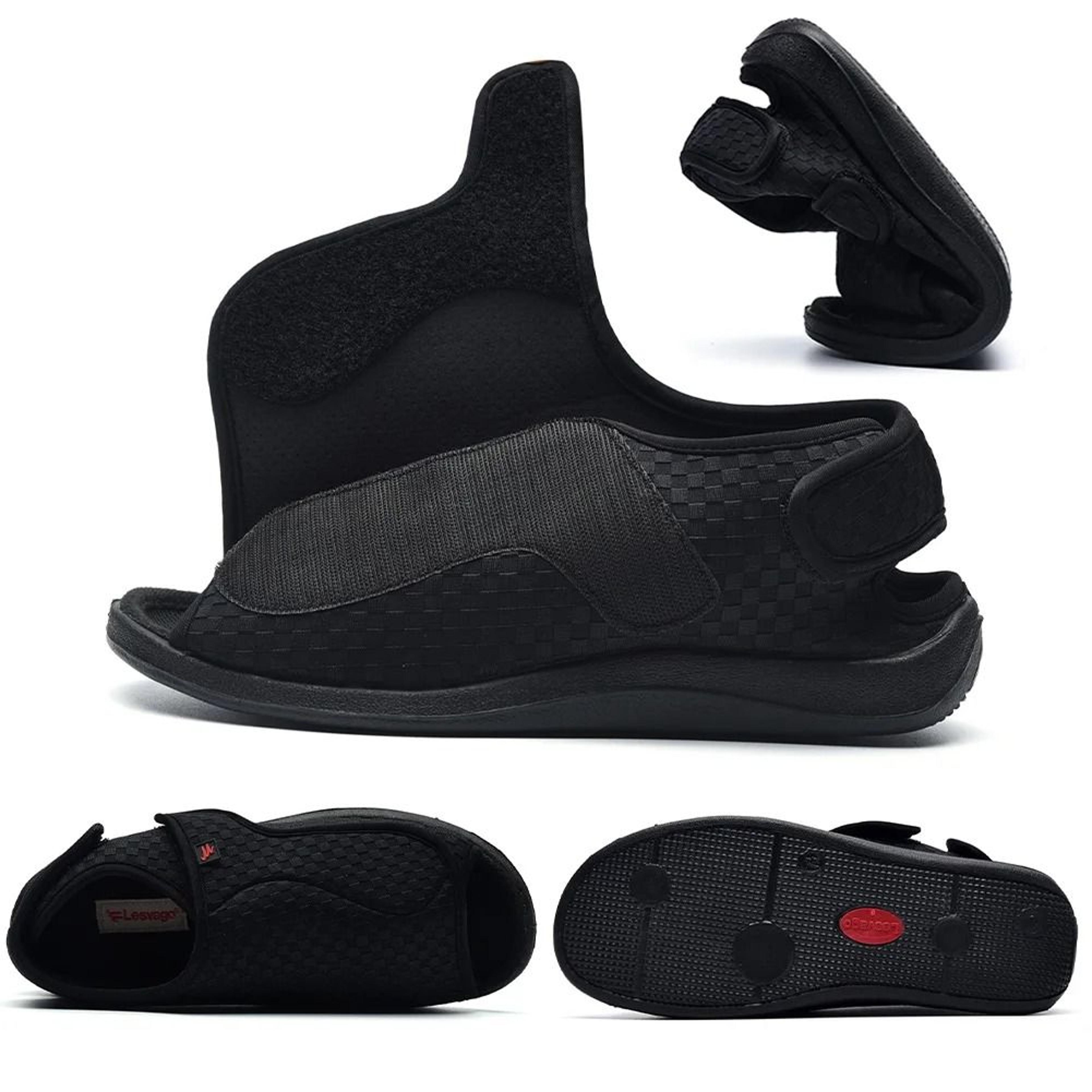 Extra Wide Adjustable Diabetic Slippers For Swollen Feet 1