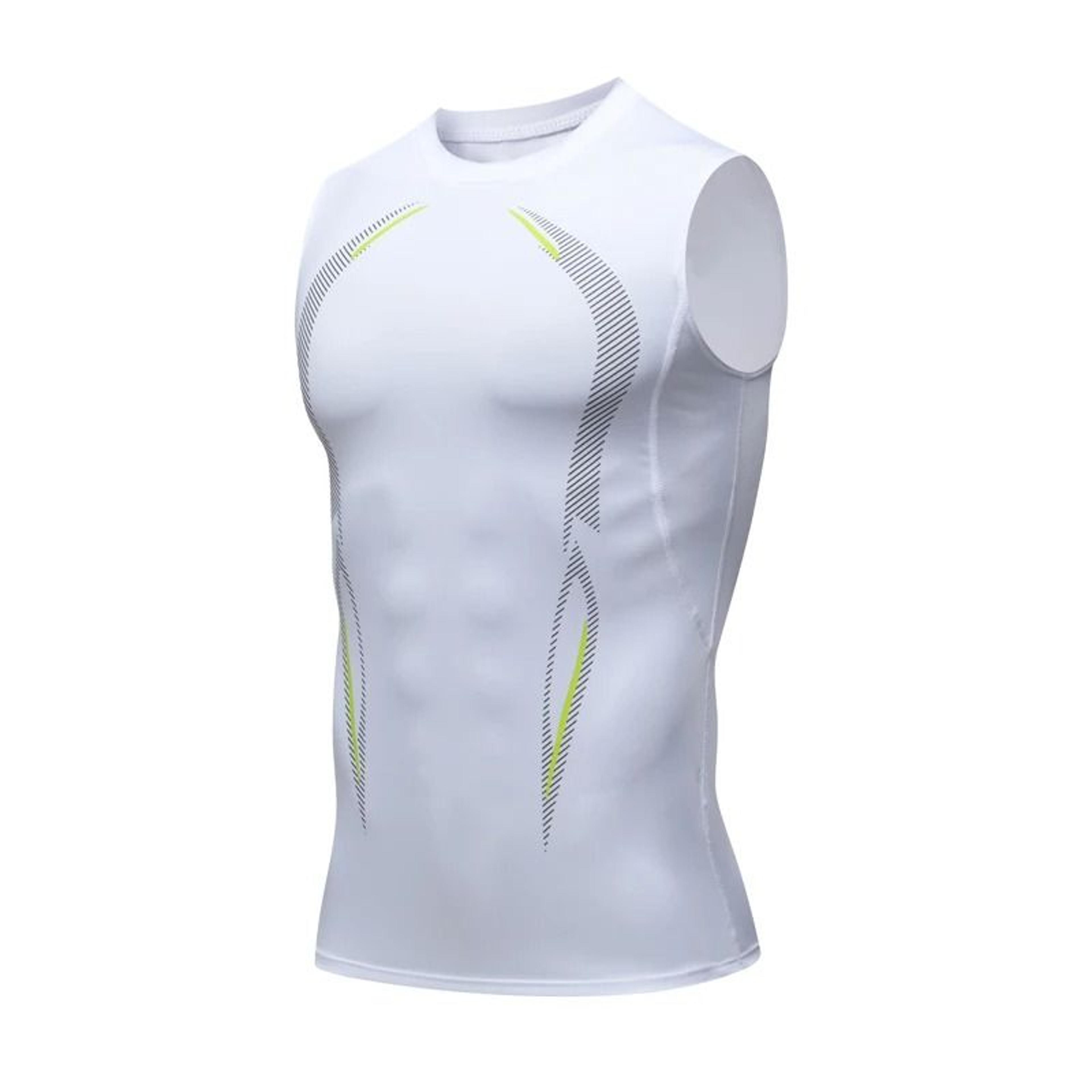 Mens Compression Tank Top Running Gym Shirt Sleeveless Quick Dry Workout Muscle Vest 6