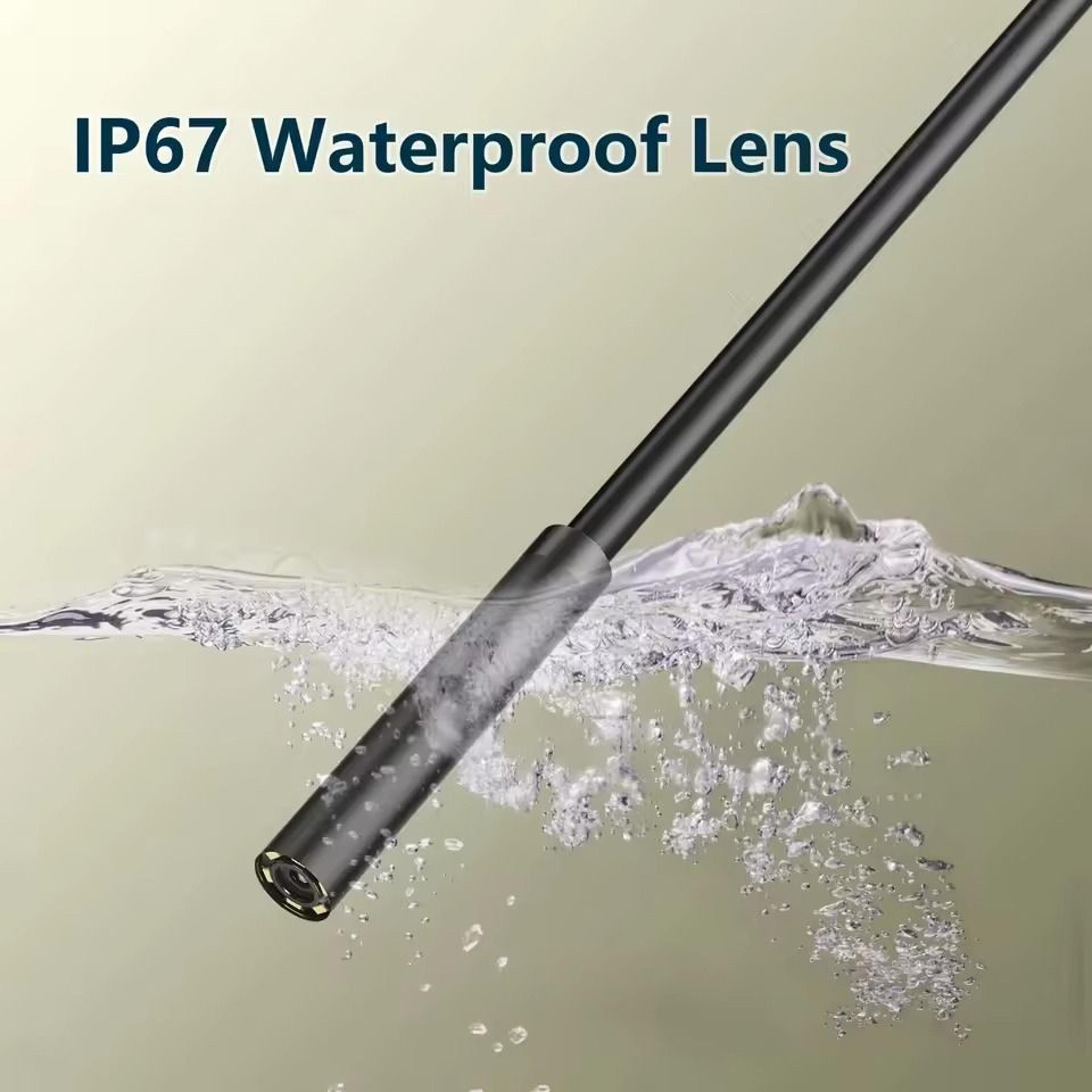 70MM Type C Endoscope Camera Waterproof With Adjustable LED USB Inspection Borescope For Phone And  2