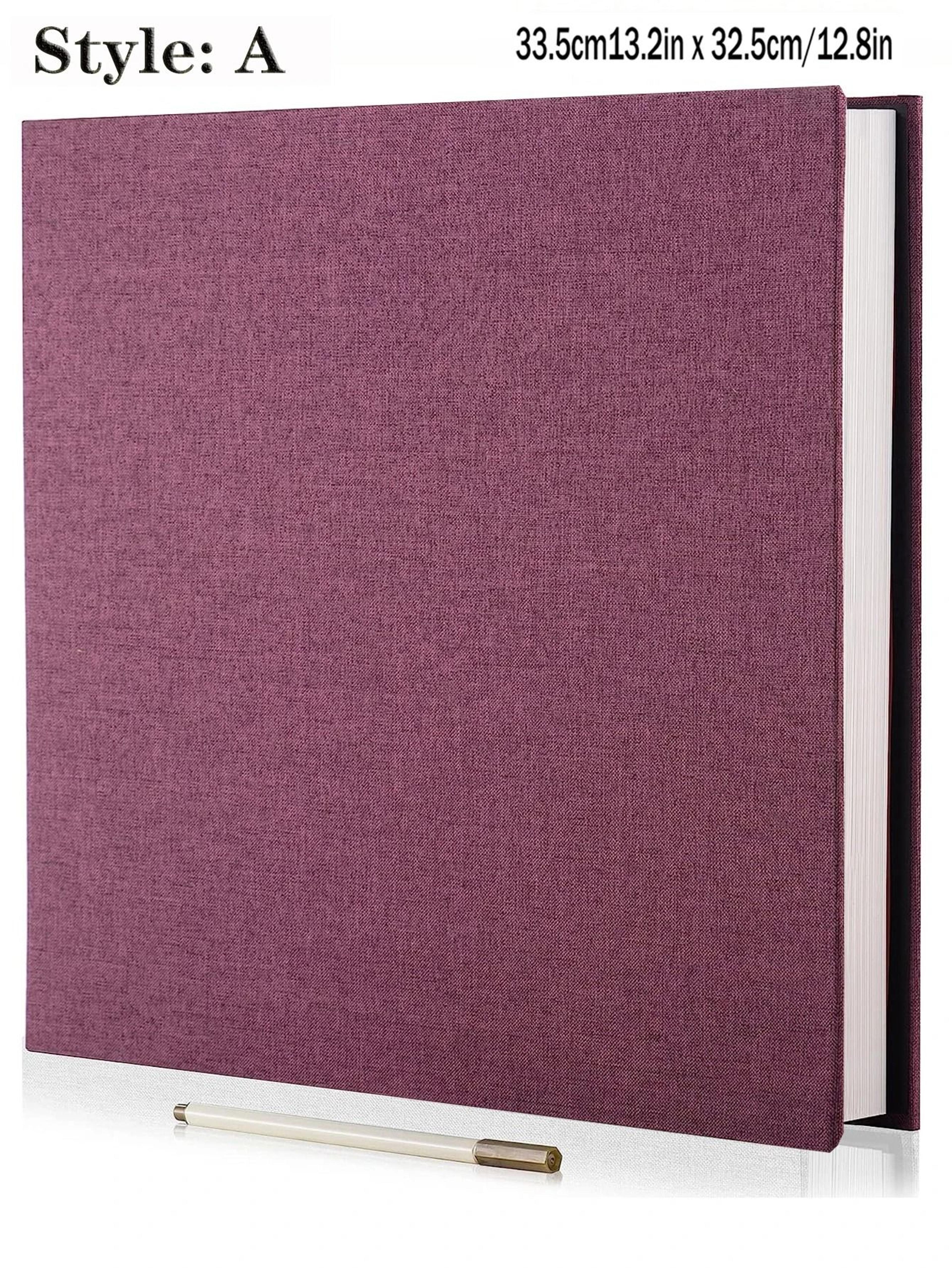 Linen Photo Album Self Adhesive Scrapbook Album For Pictures 22