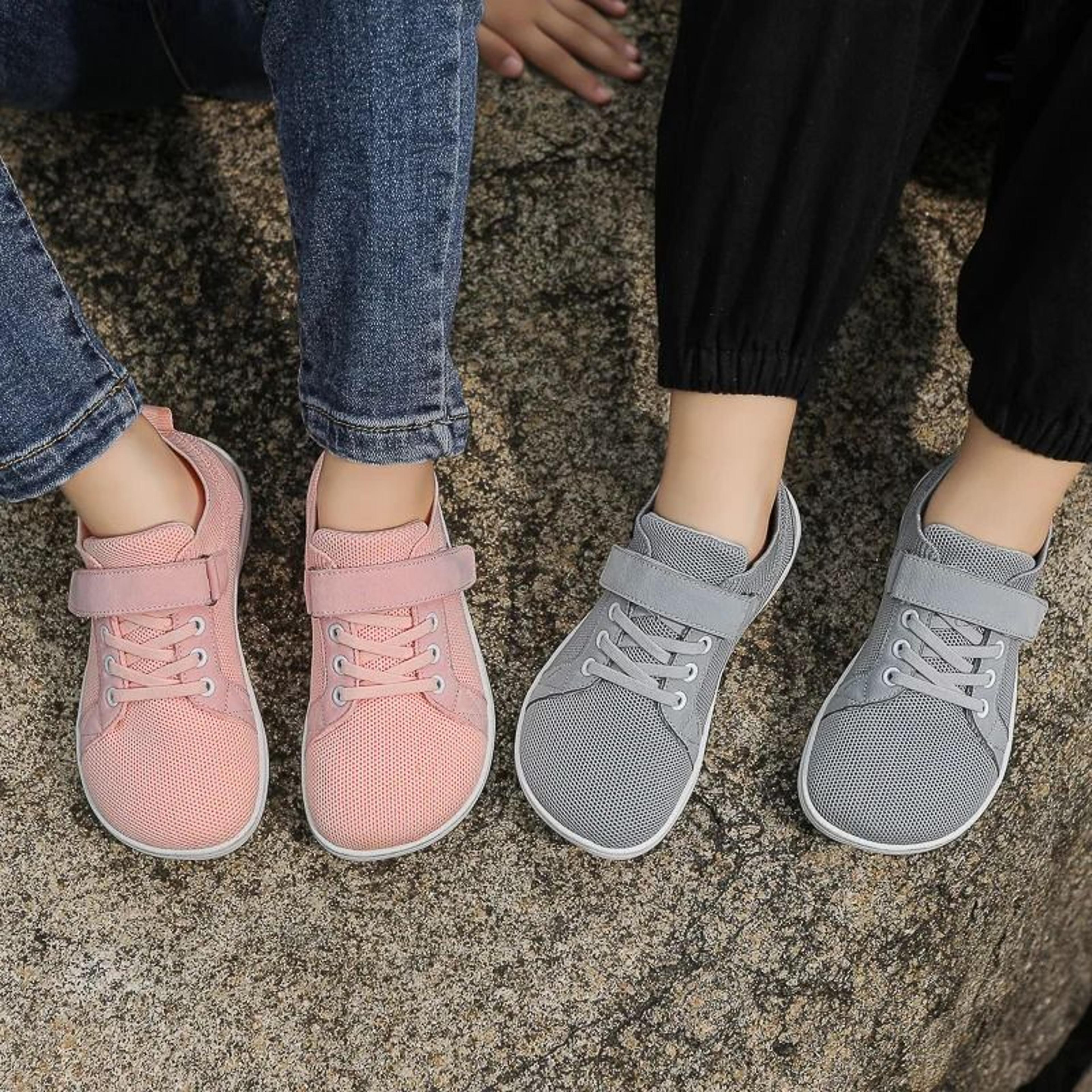 REXSVAN Kids Minimalist Barefoot Wide Sneakers Zero Drop Shoes 4