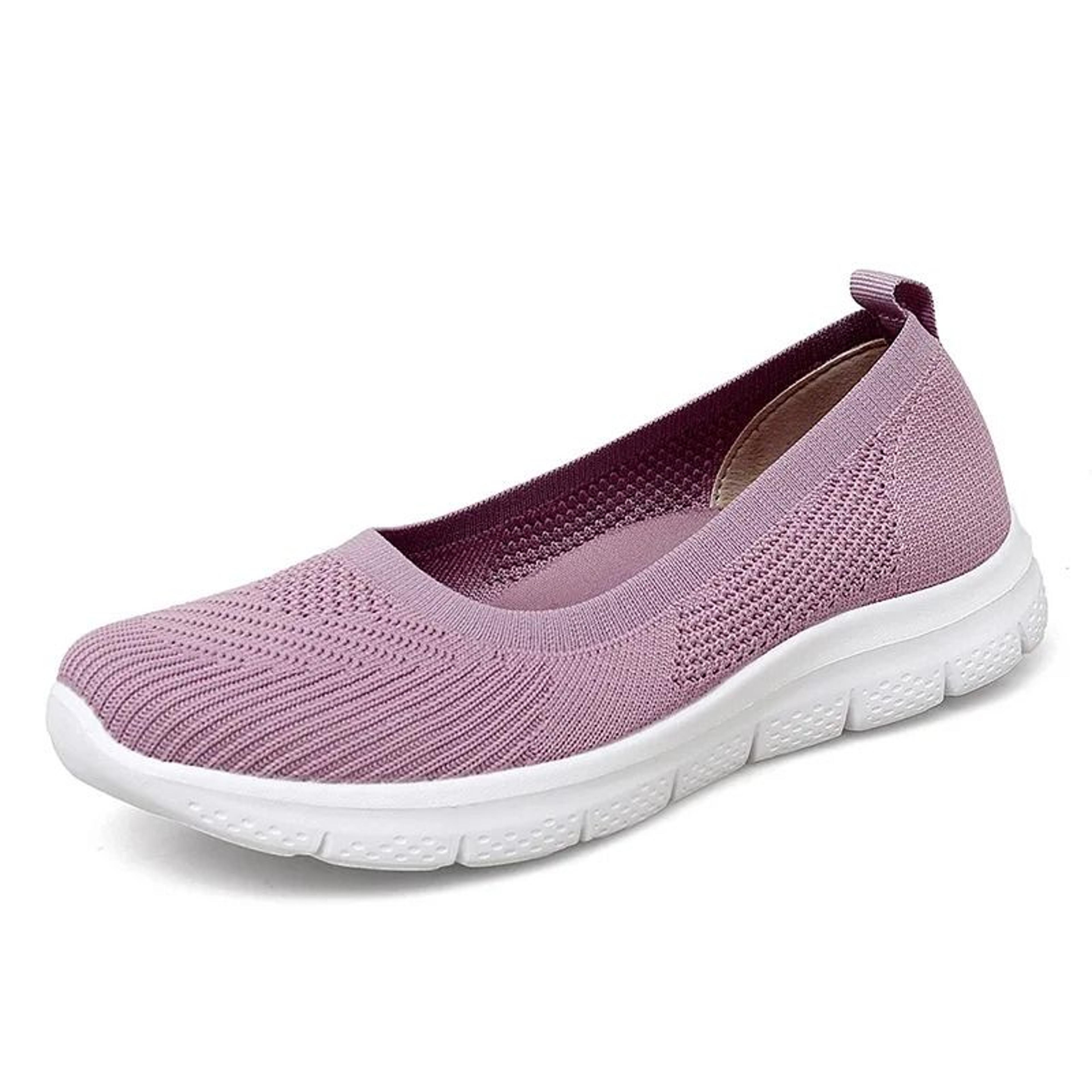 Womens Knit Sock Sneakers Breathable Slip On Casual Footwear 3