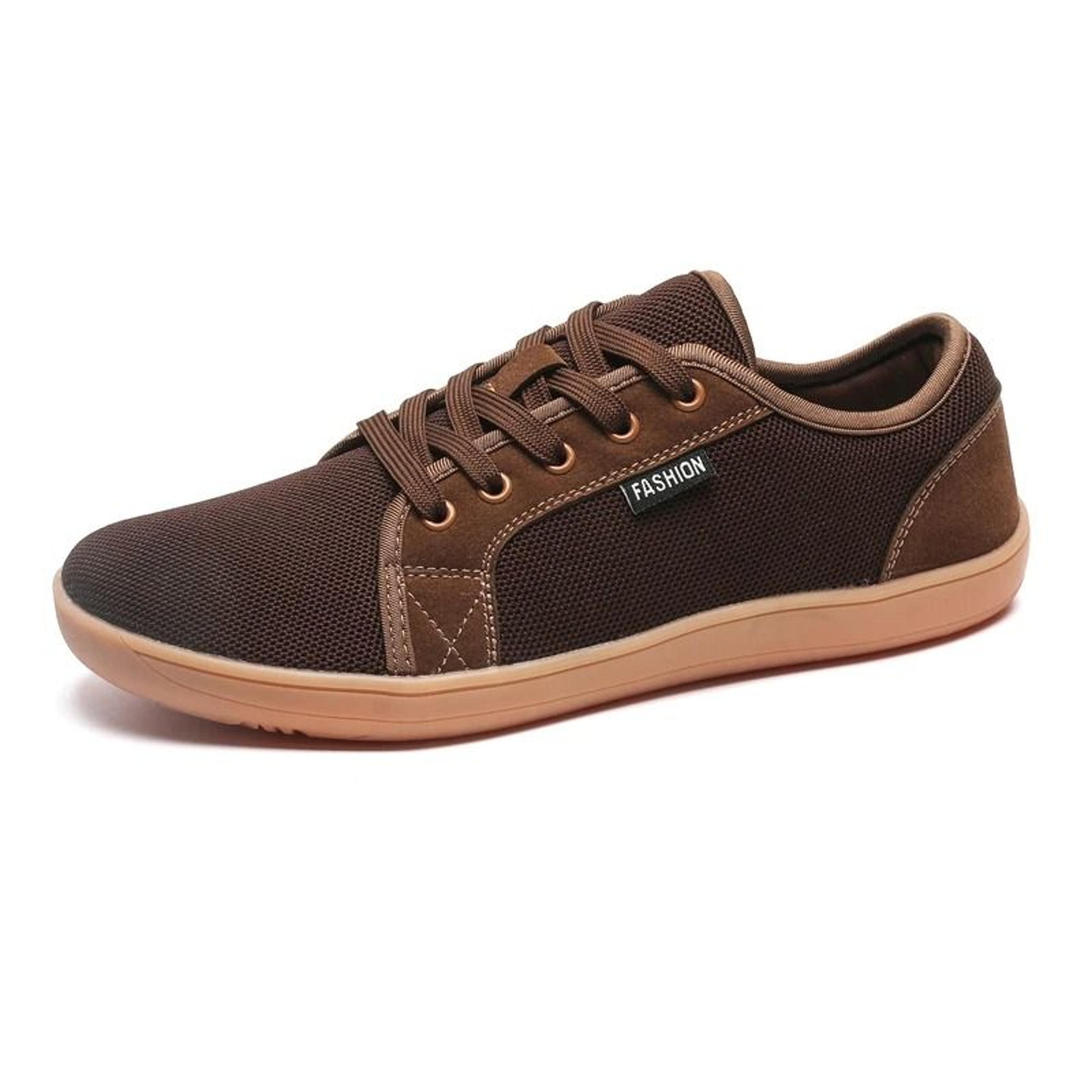 Mens Wide Minimalist Barefoot Sneakers With Zero Drop Sole Lightweight Walking Shoes 9