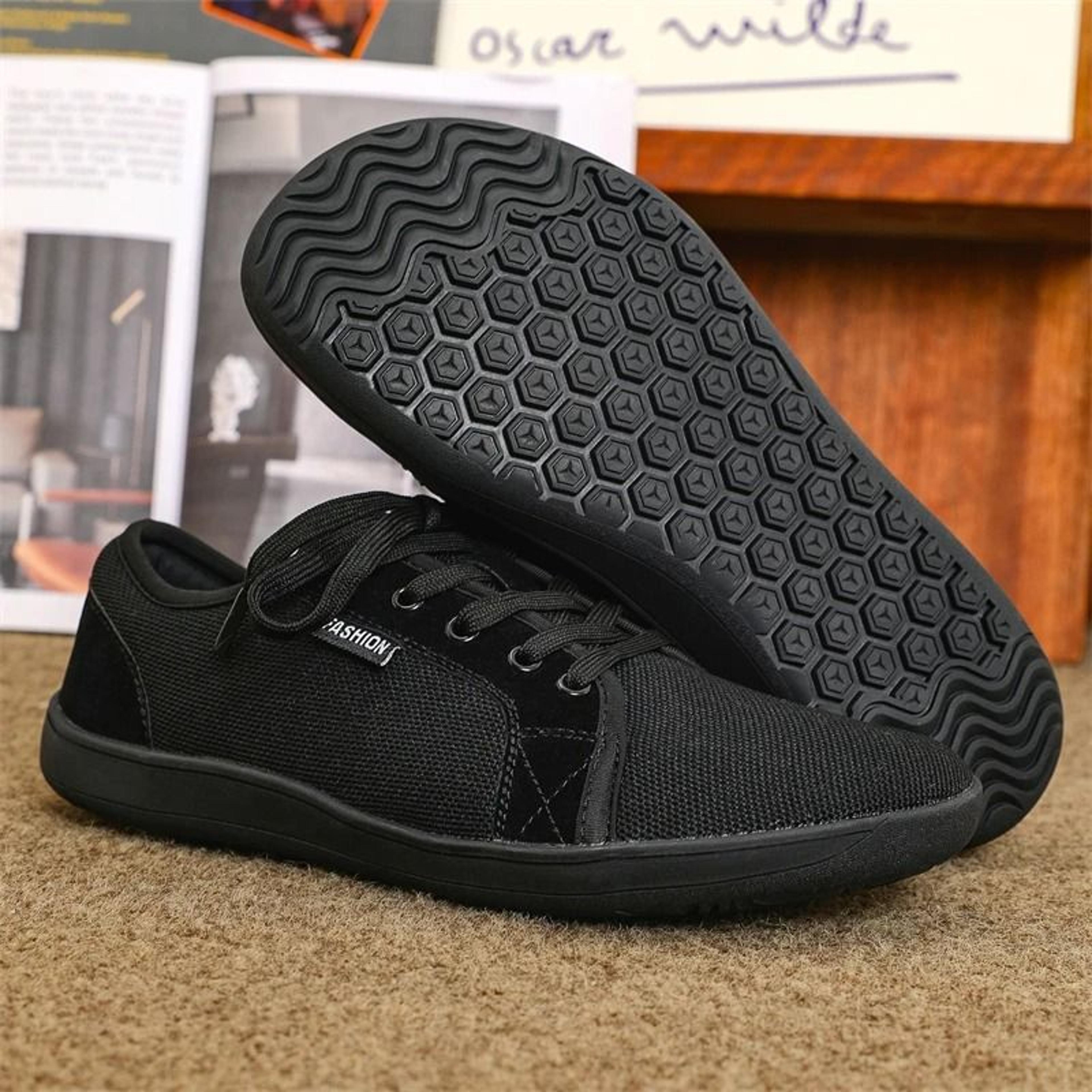 Mens Wide Minimalist Barefoot Sneakers With Zero Drop Sole Lightweight Walking Shoes 2