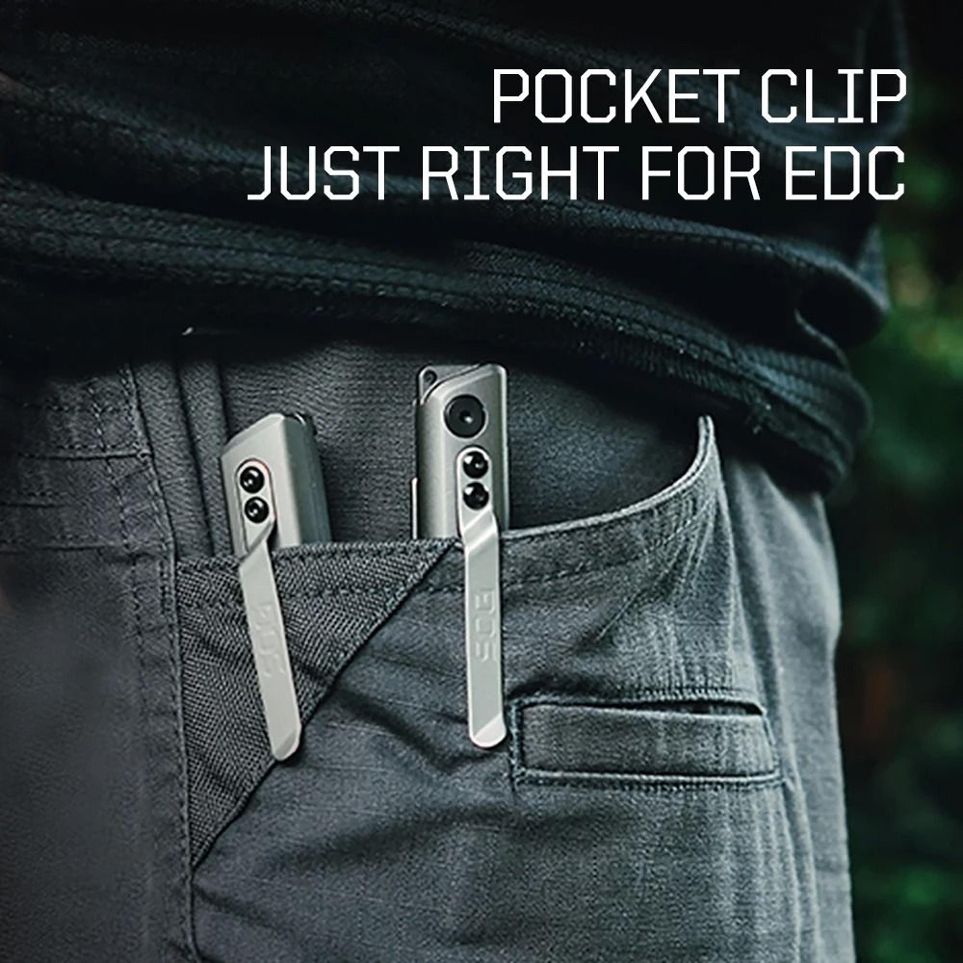 SOG Baton Q2 4in1 EDC Pen Multitool With Flashlight Knife And Screwdriver 5