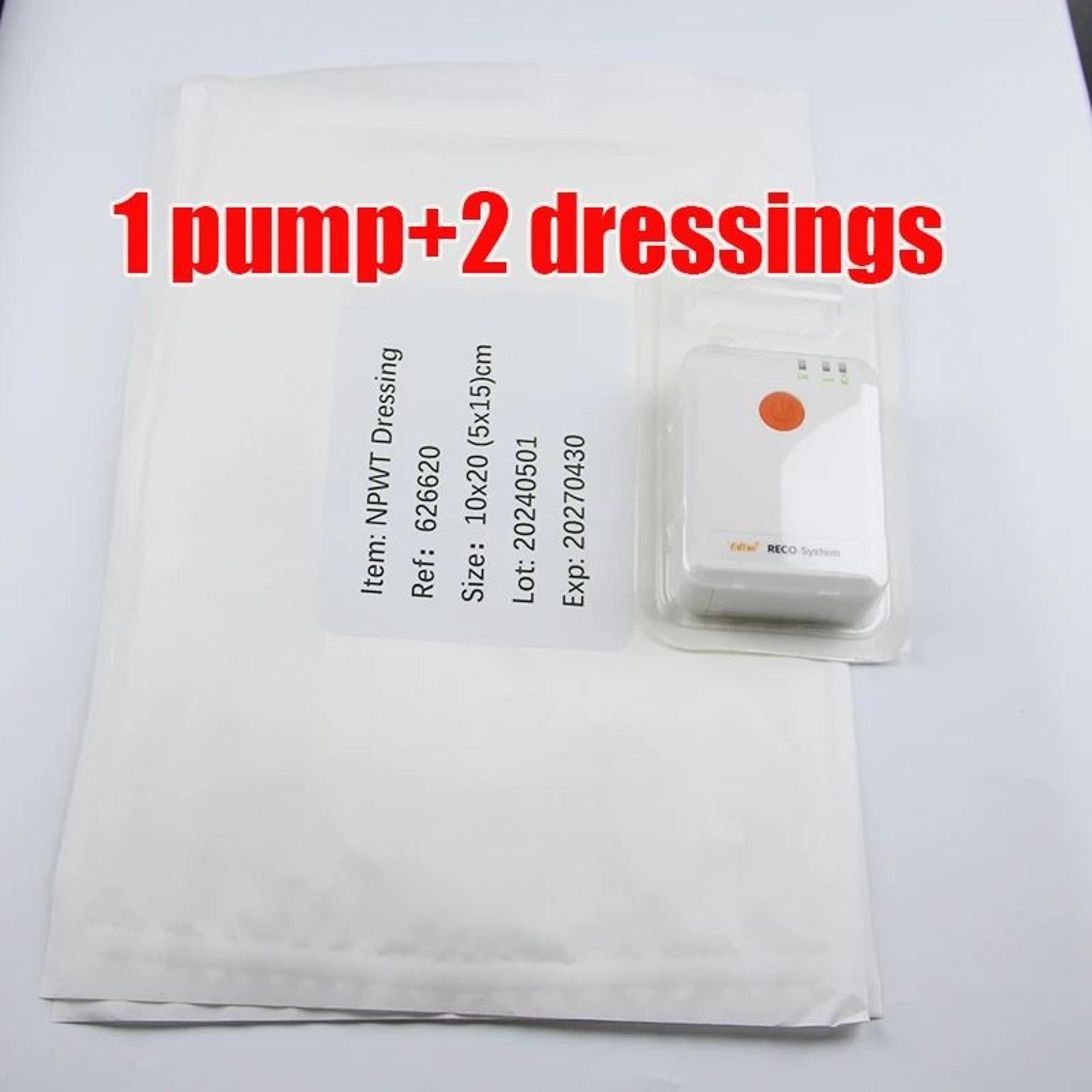 Negative Pressure Wound Therapy Device With Dressing Kit 8