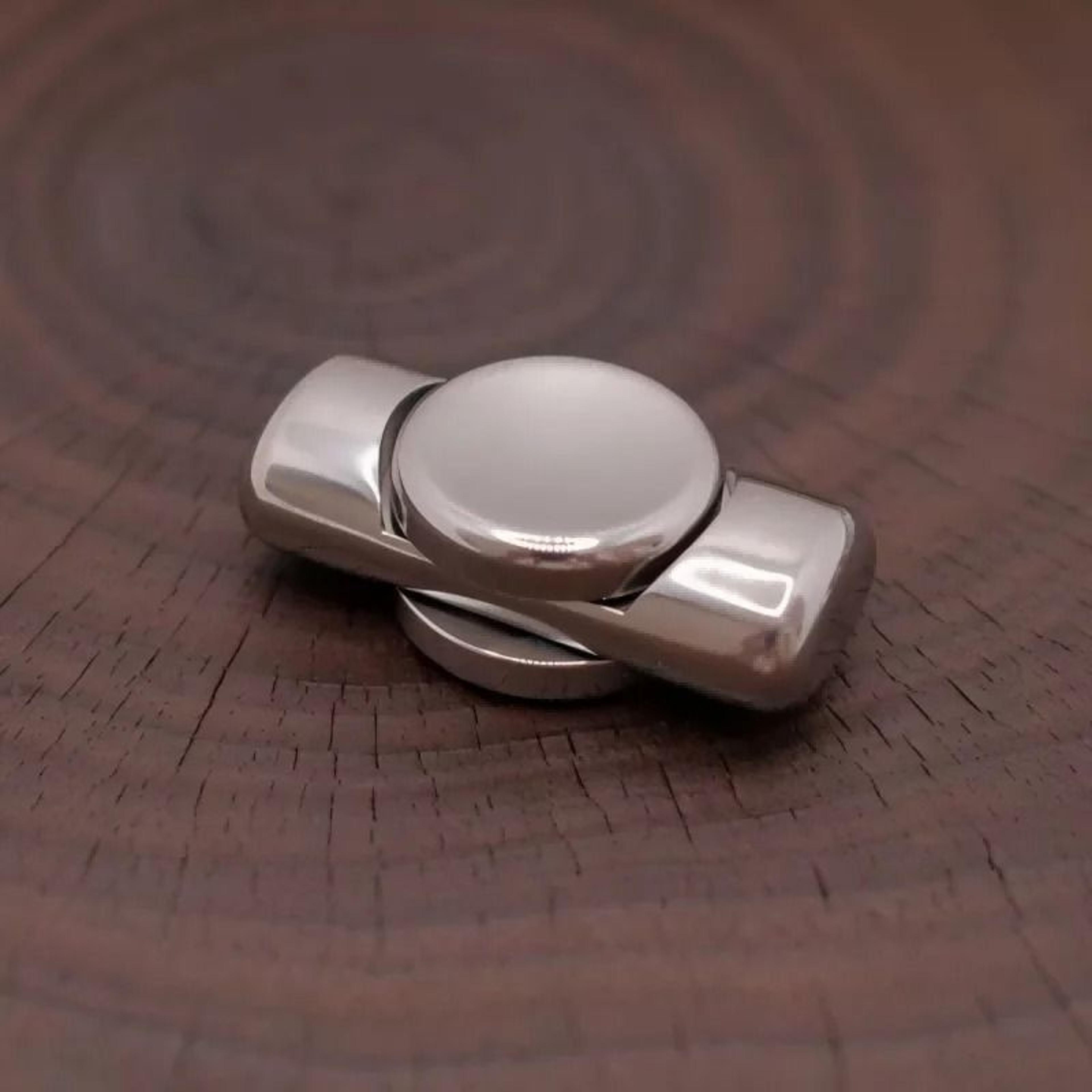 Stainless Steel Brushed Fidget Spinner EDC Hand Spinner For Focus And Stress Relief 8