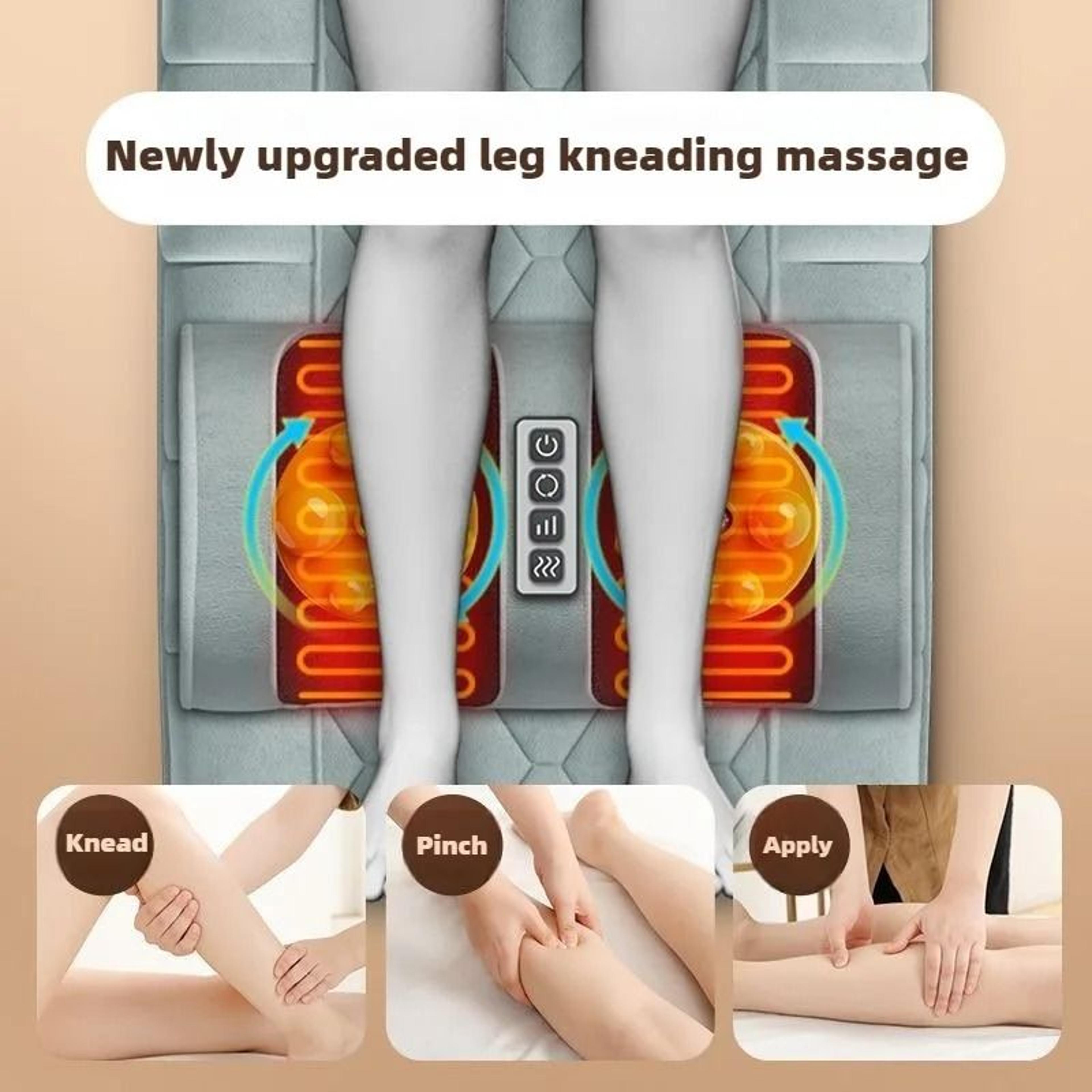 Electric Full Body Massage Mattress With Heating And Hand Control 1
