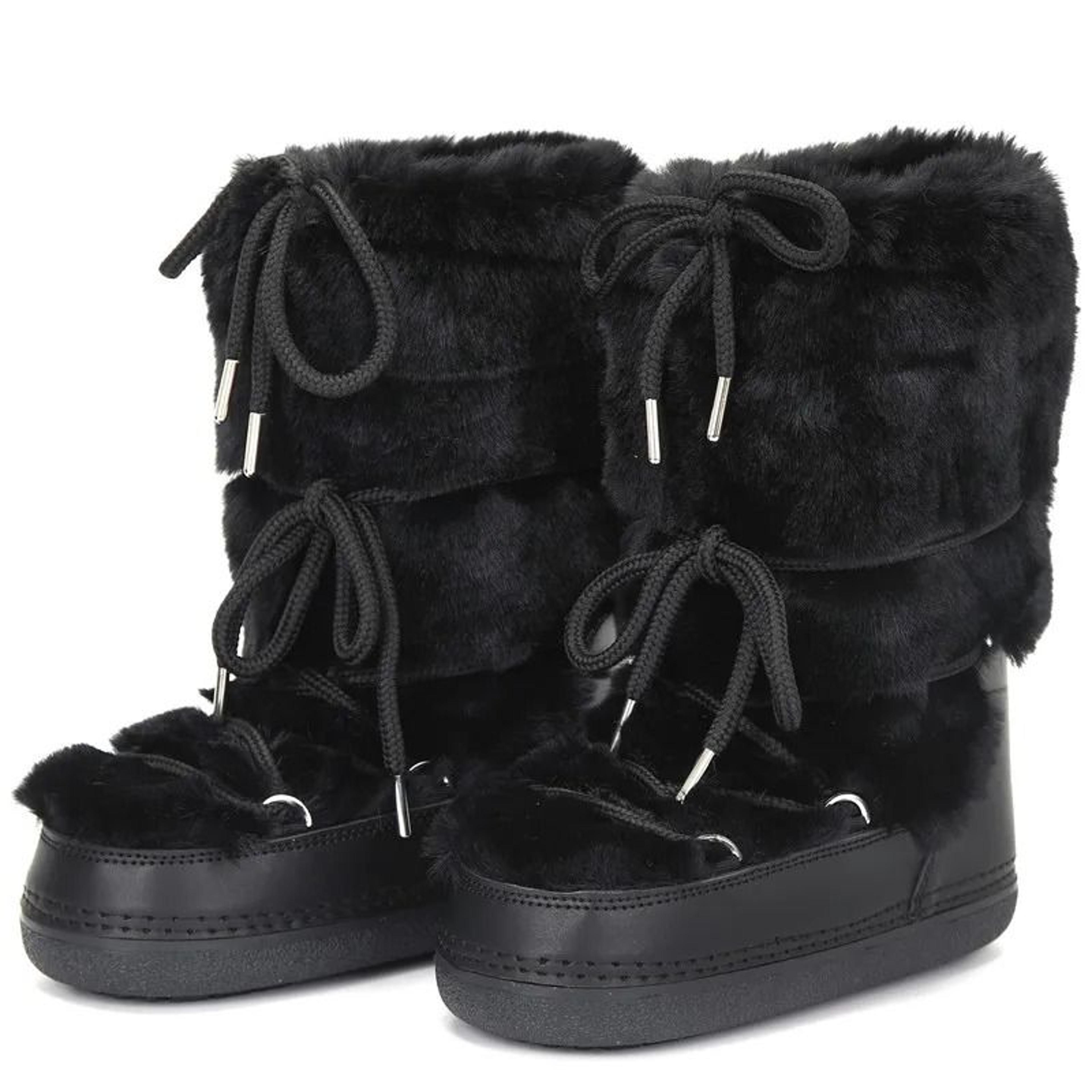 Womens Winter Snow Boots Fur Lined Waterproof Platform Ski Boots 0
