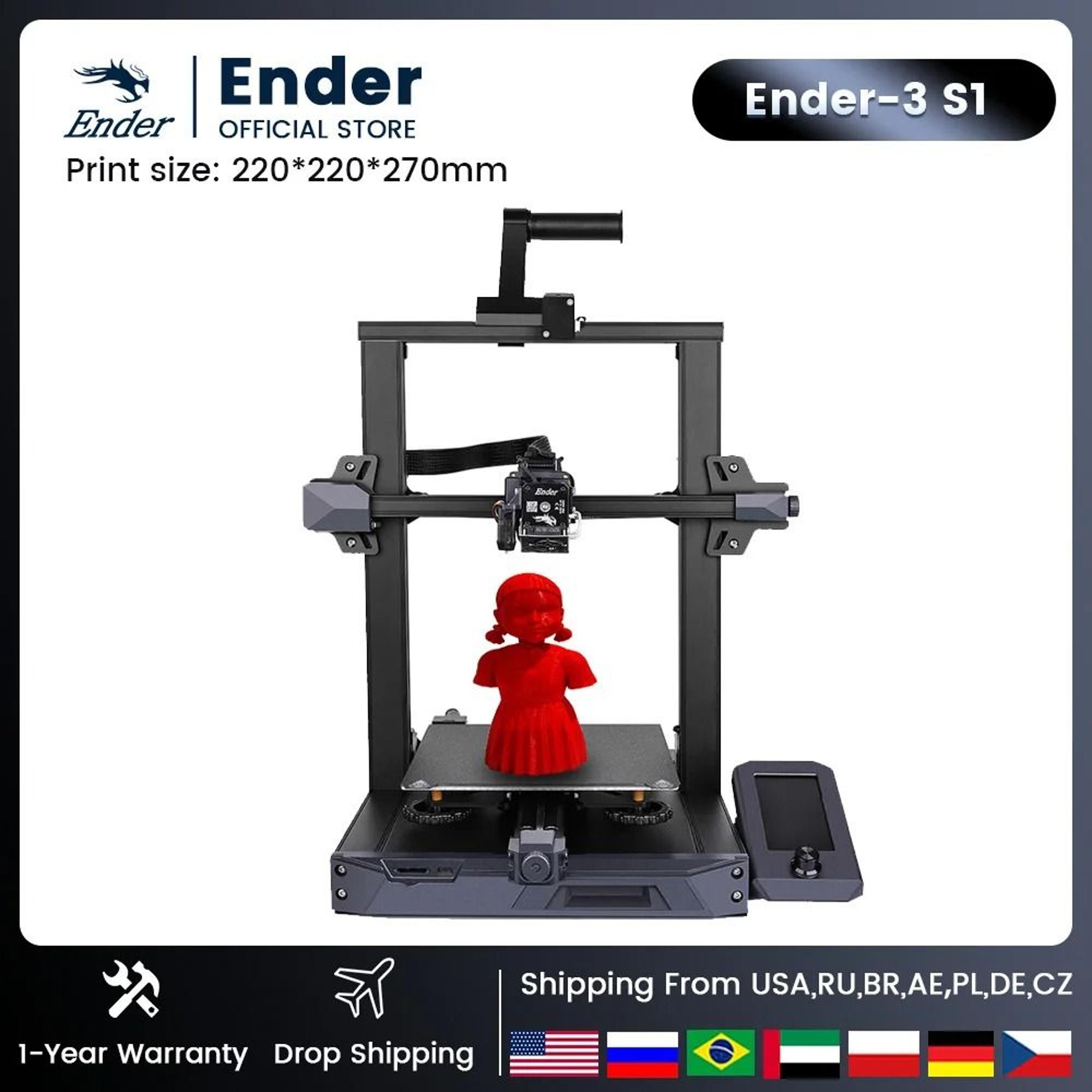 Creality Ender 3 V3 SE High Speed FDM 3D Printer 3