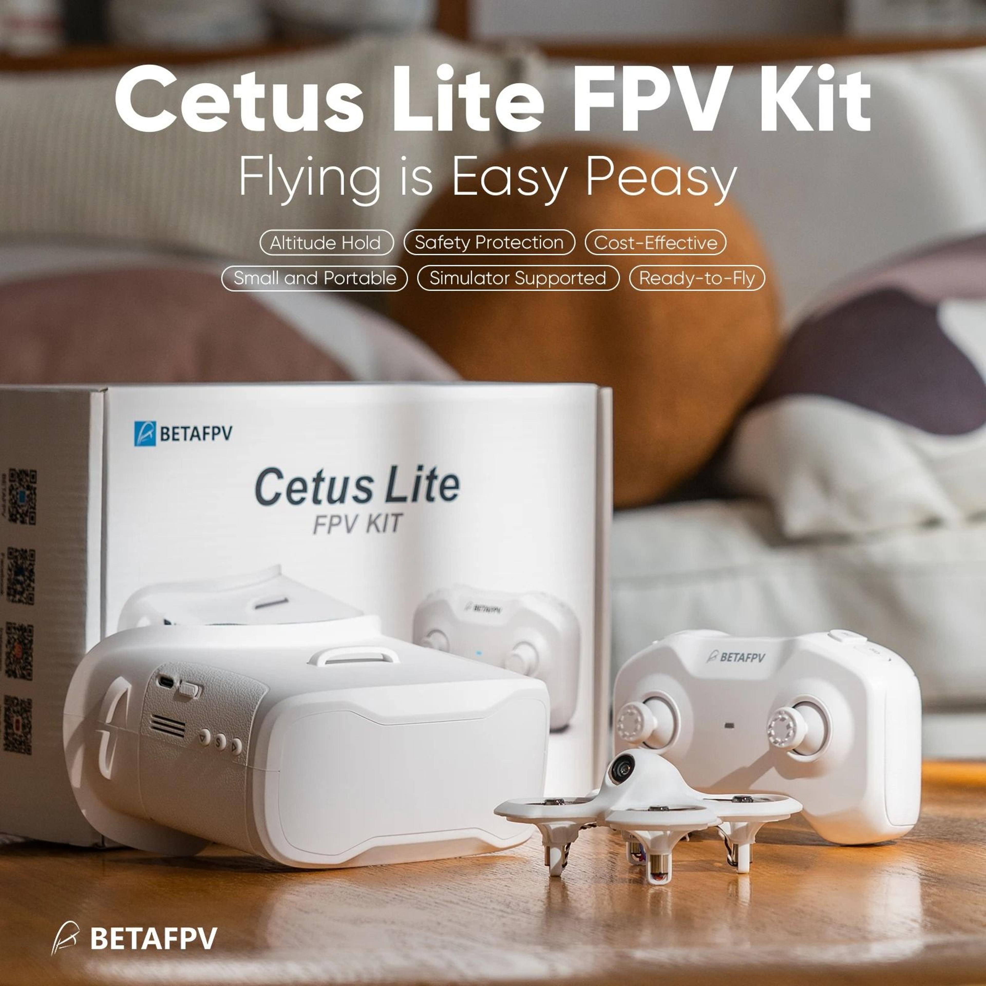 BETAFPV Cetus Lite FPV Drone Kit With Remote Control And Goggles For Beginners 5