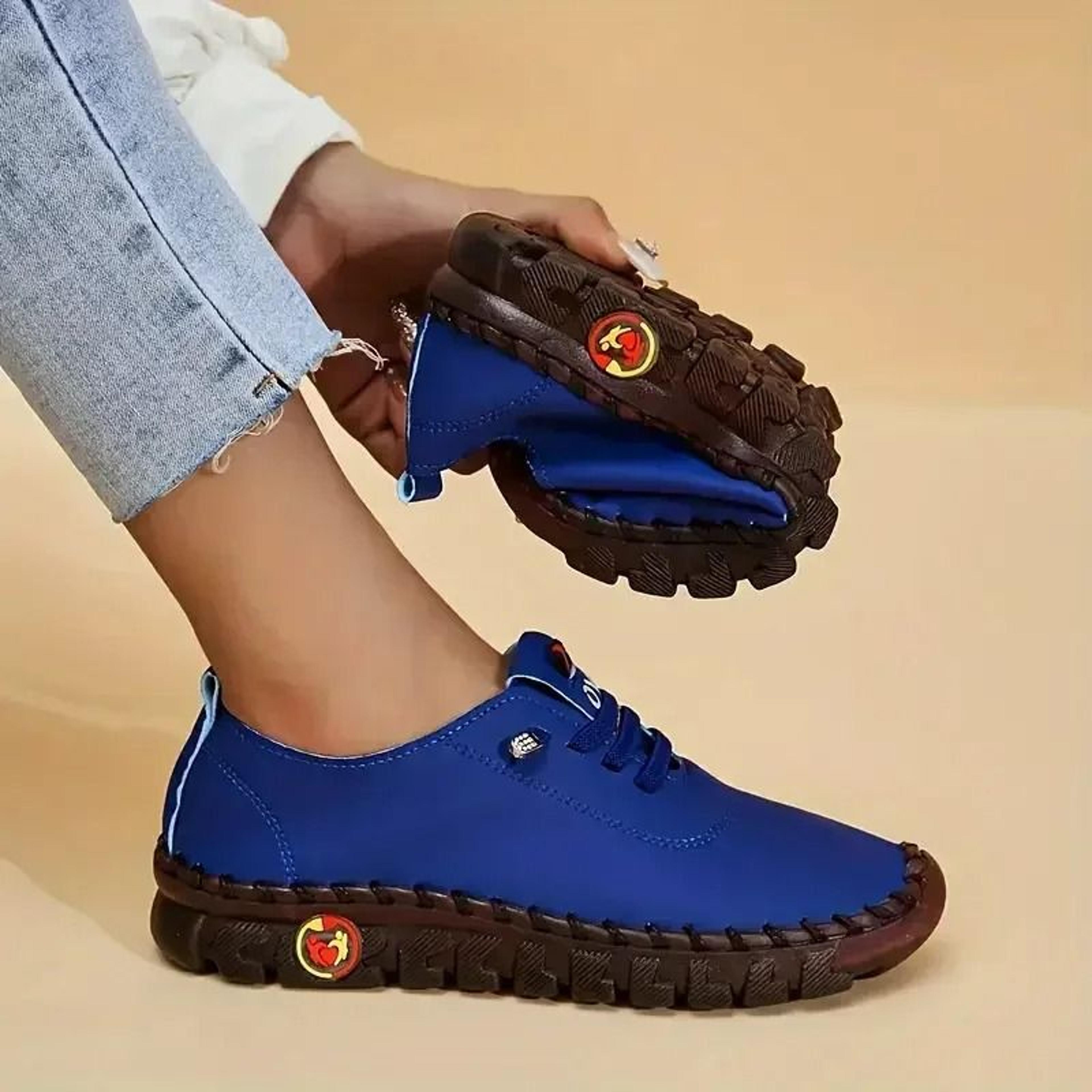 Womens Sneakers Comfortable Thick Sole Fashion Casual Shoes For Outdoor Walking 7