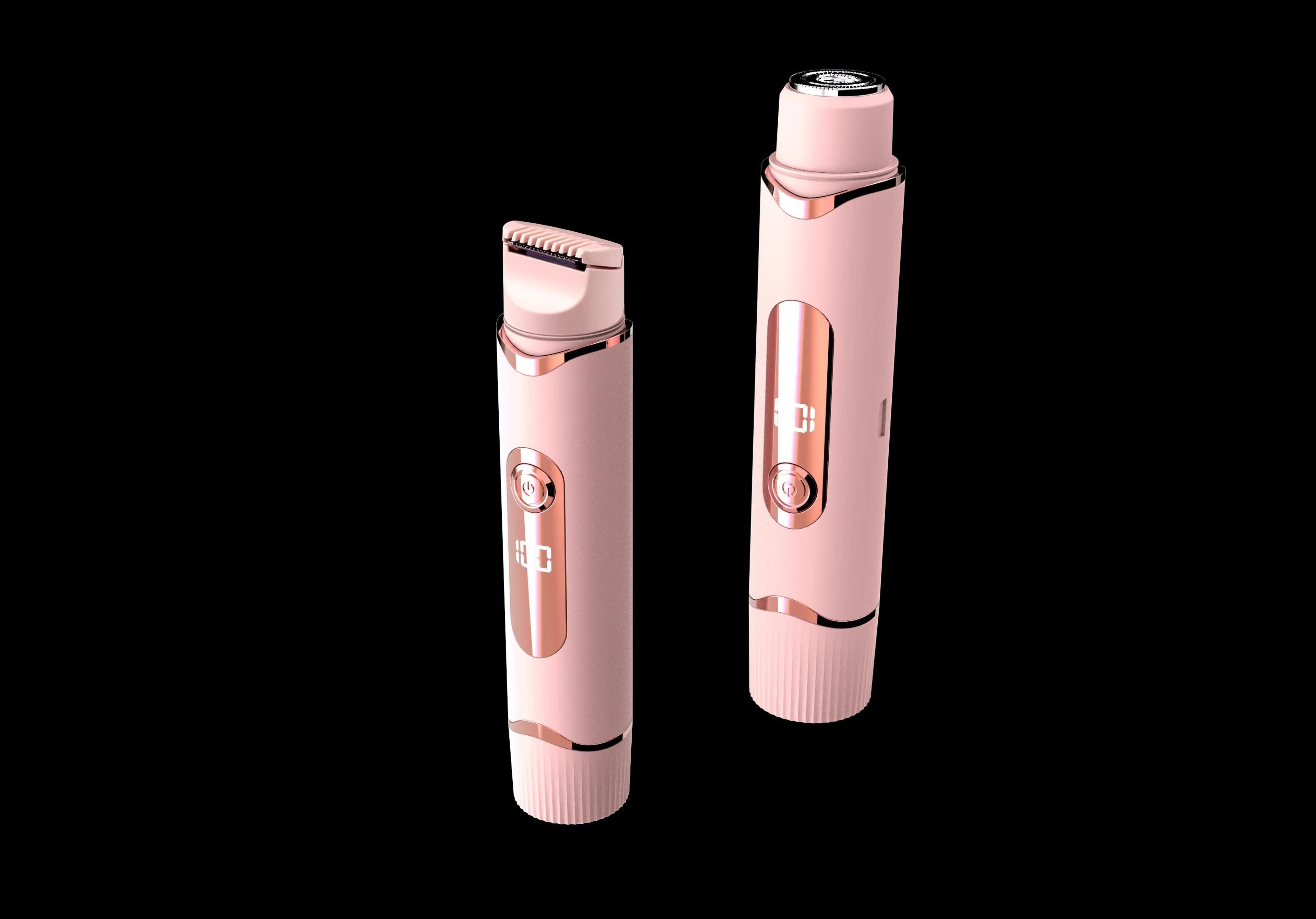 D0AB Electric Trimmer Shaver Women Waterproof Wet Dry Body Hair Trimmer 10