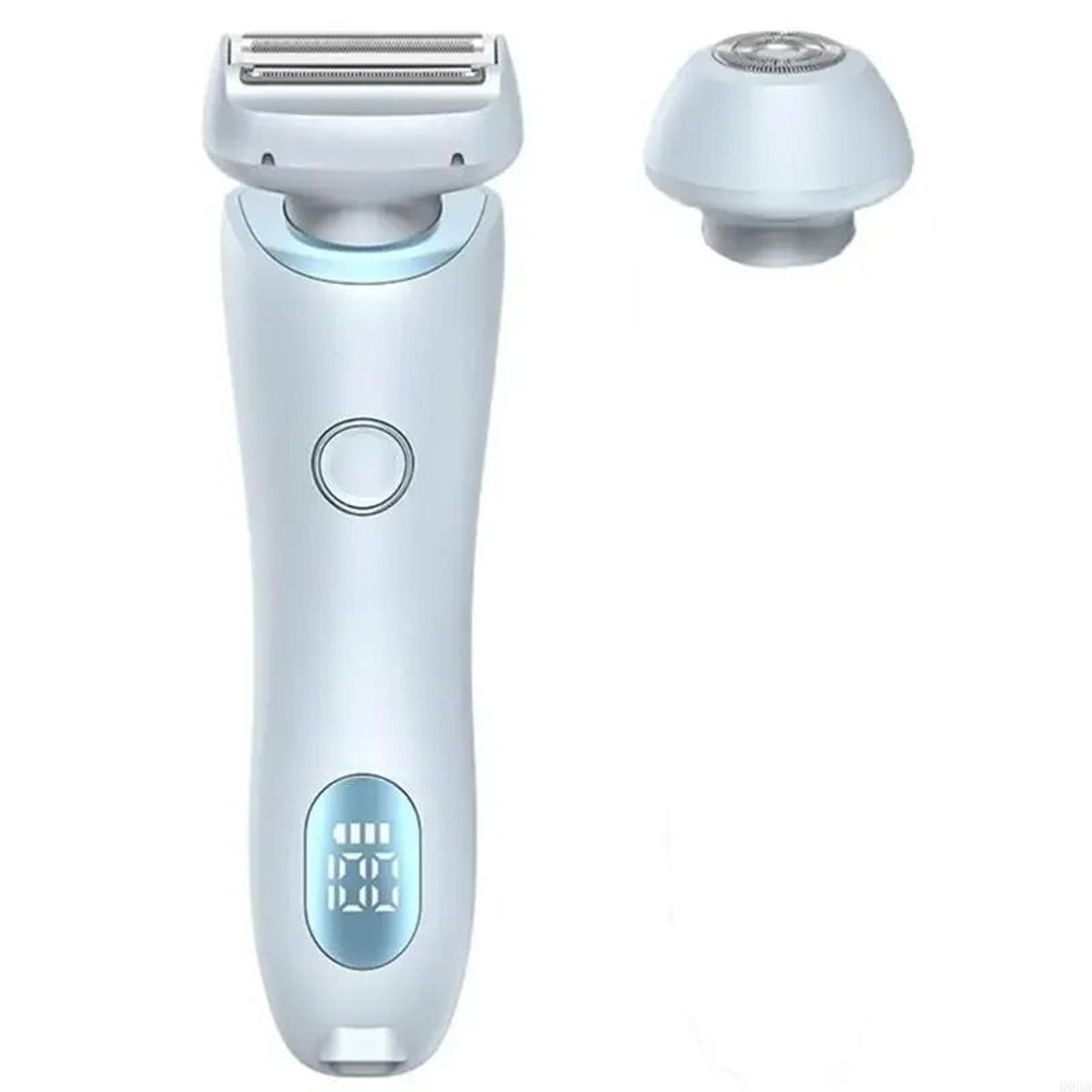 D0AB Electric Trimmer Shaver Women Waterproof Wet Dry Body Hair Trimmer 12
