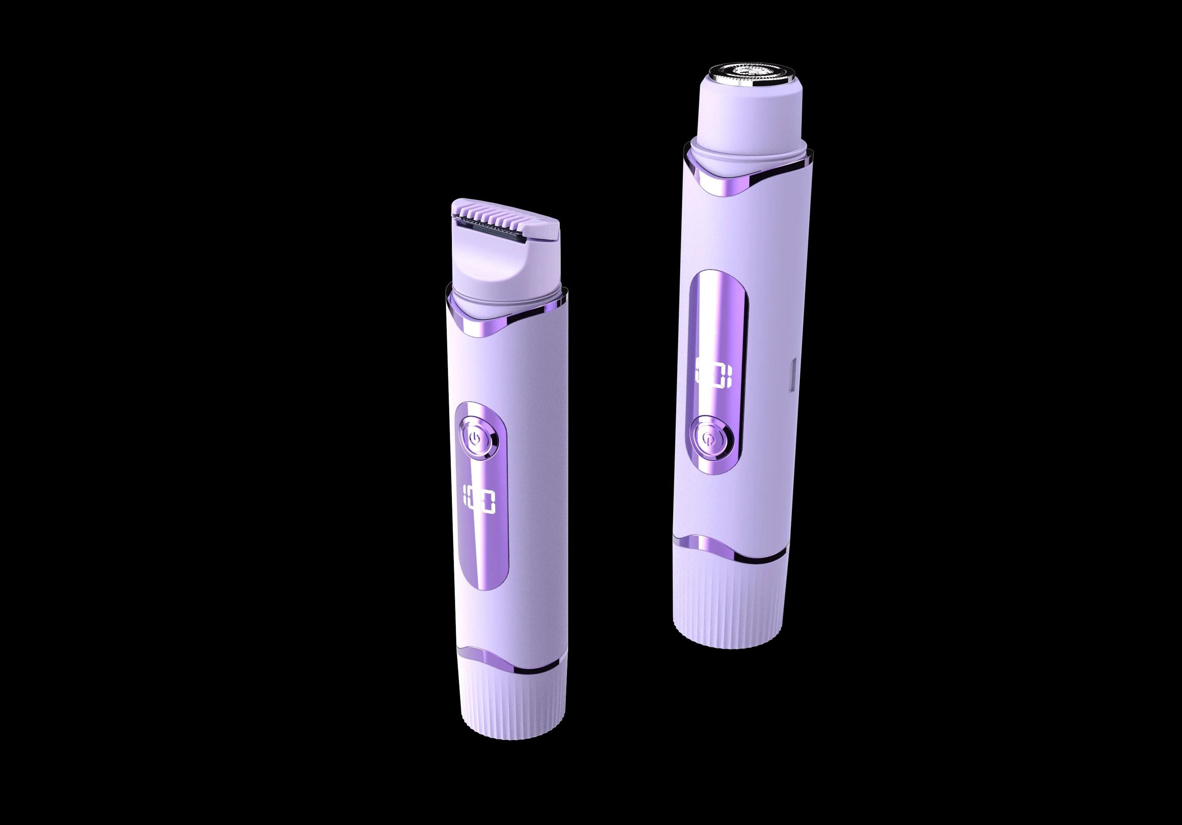 D0AB Electric Trimmer Shaver Women Waterproof Wet Dry Body Hair Trimmer 13