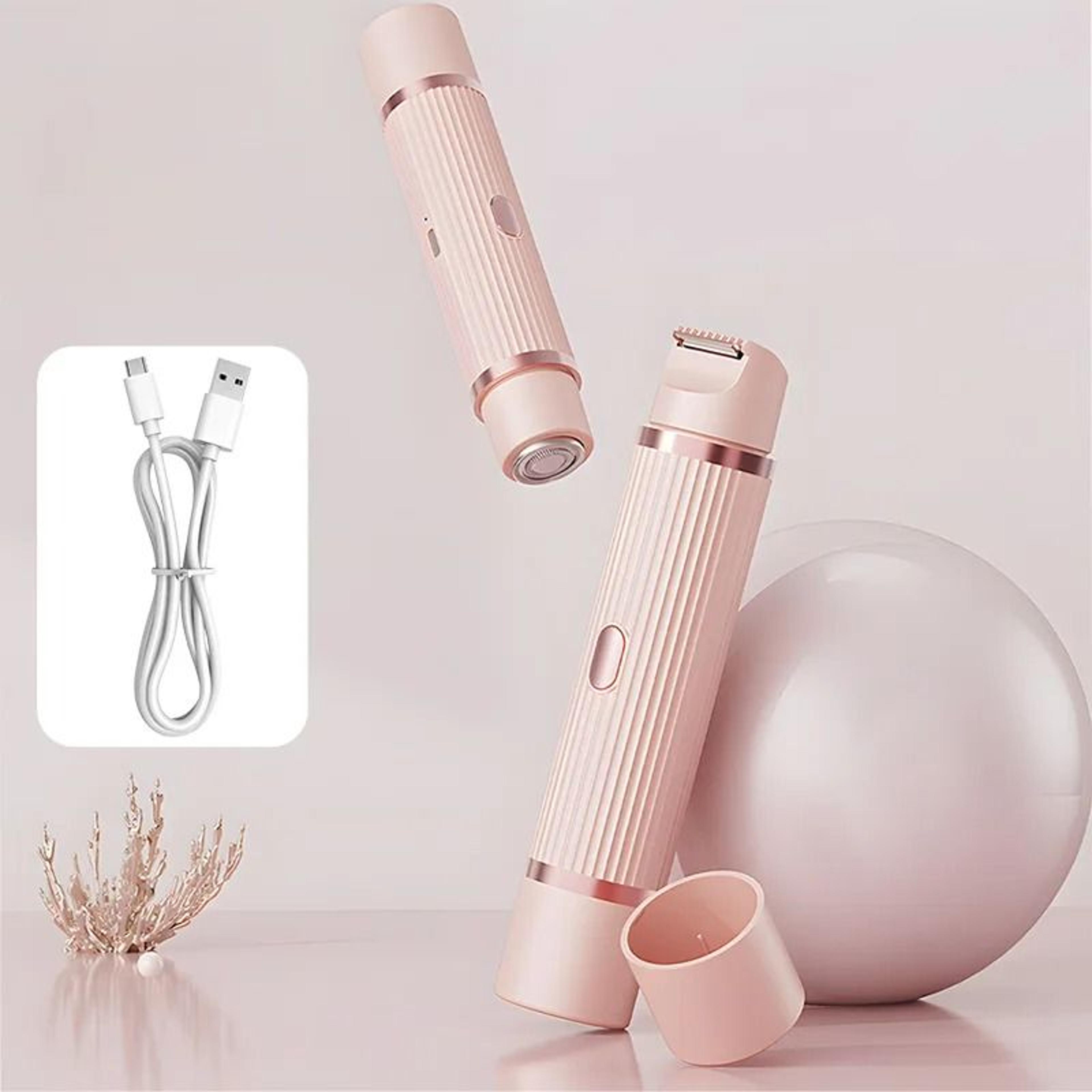 D0AB Electric Trimmer Shaver Women Waterproof Wet Dry Body Hair Trimmer 14