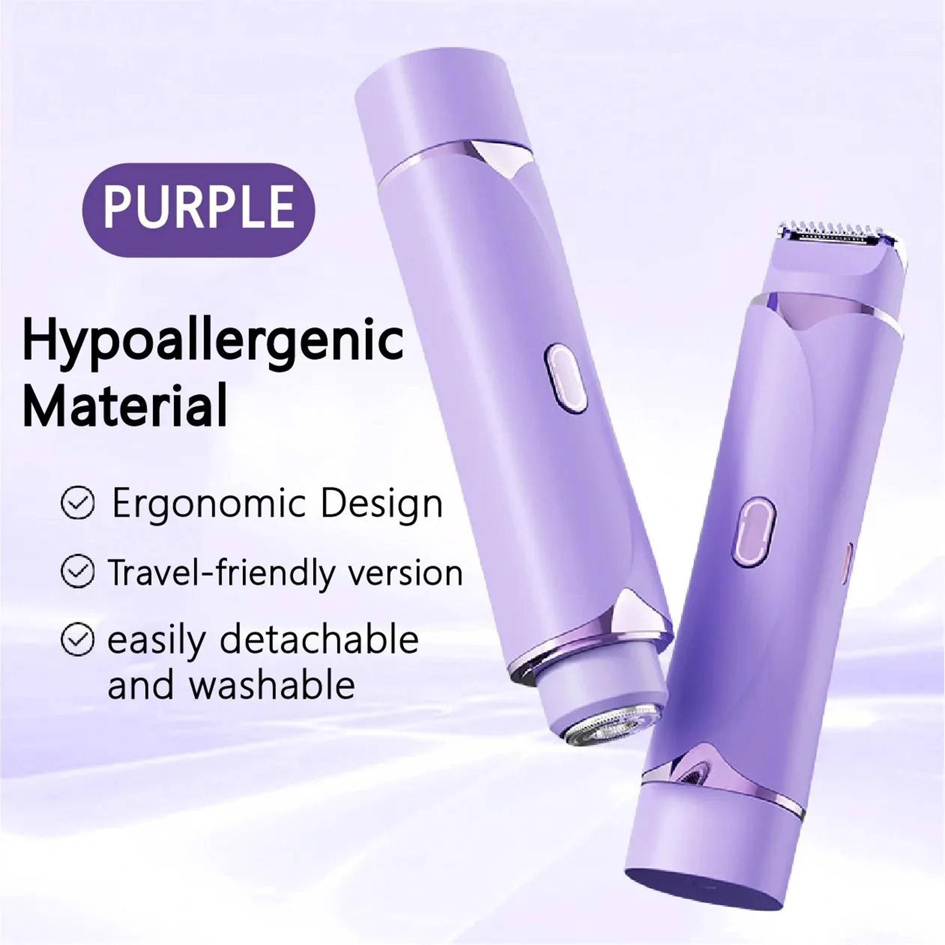 D0AB Electric Trimmer Shaver Women Waterproof Wet Dry Body Hair Trimmer 6
