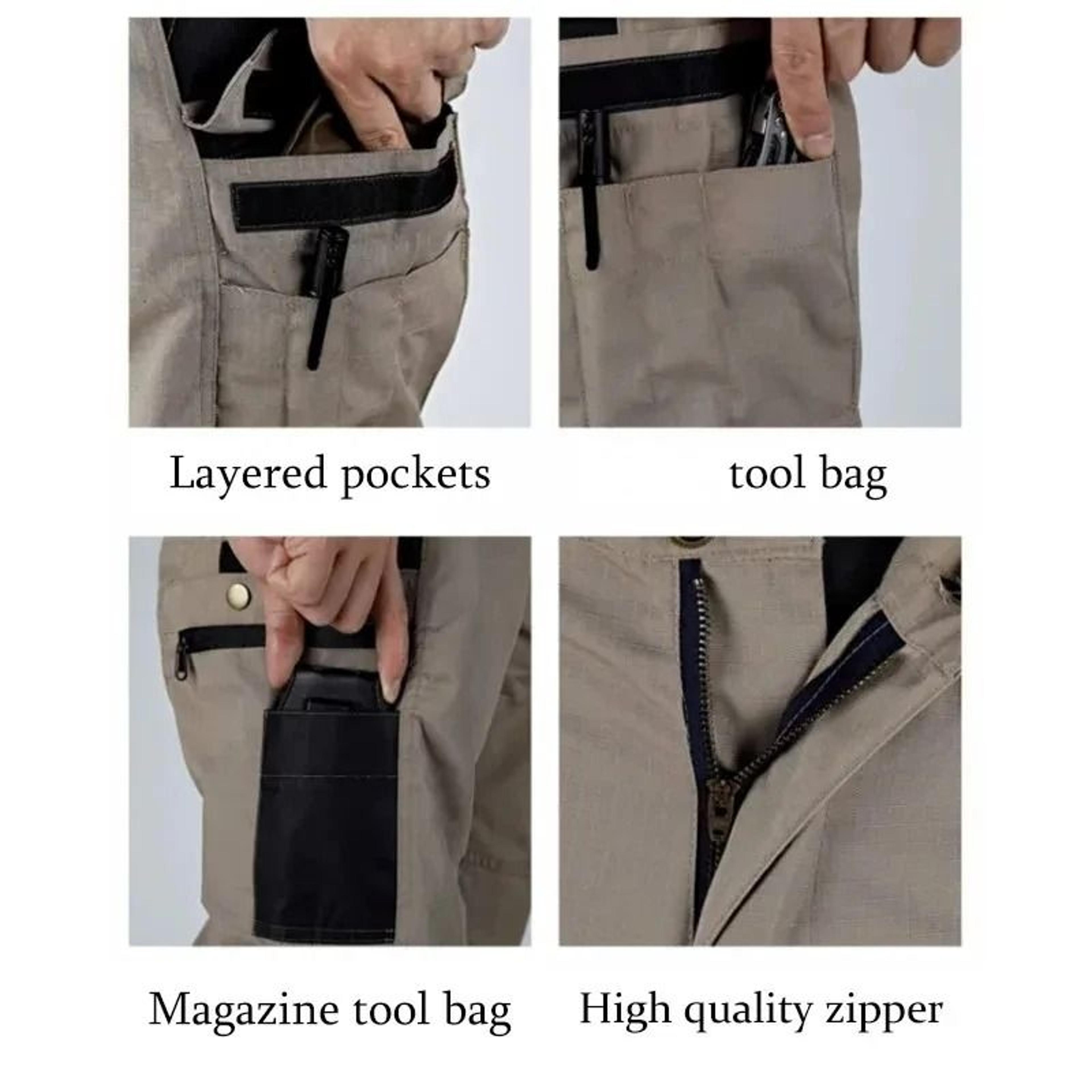 Tactical Cargo Pants Men Waterproof Multi Pocket Wear Resistant Outdoor Combat Trousers 5