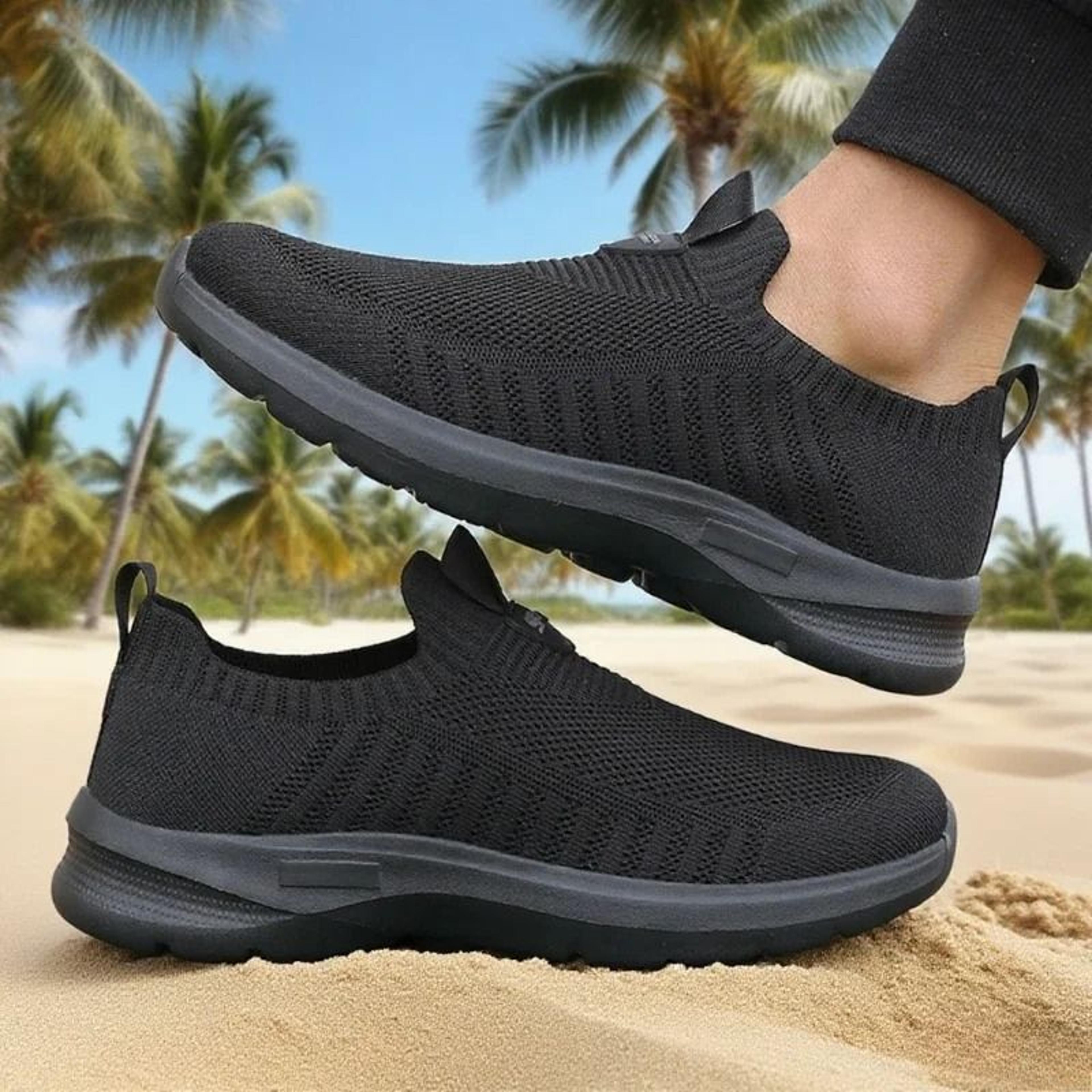 Lightweight Mens Outdoor Walking Casual Sneaker Slip On 1