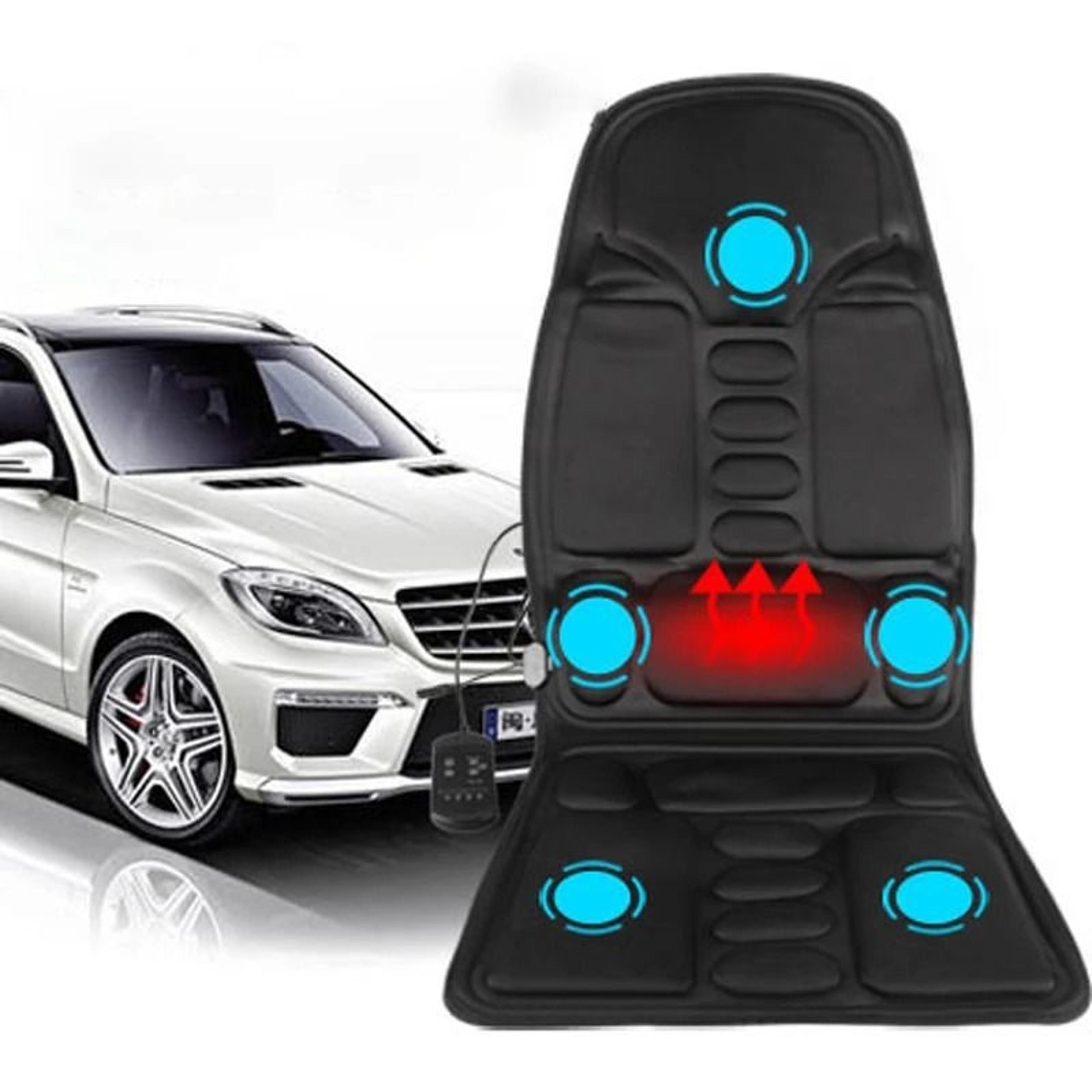 Lumbar Massage Mat Cushion Heating Vibrating Neck Back Pain Relief Pad 6