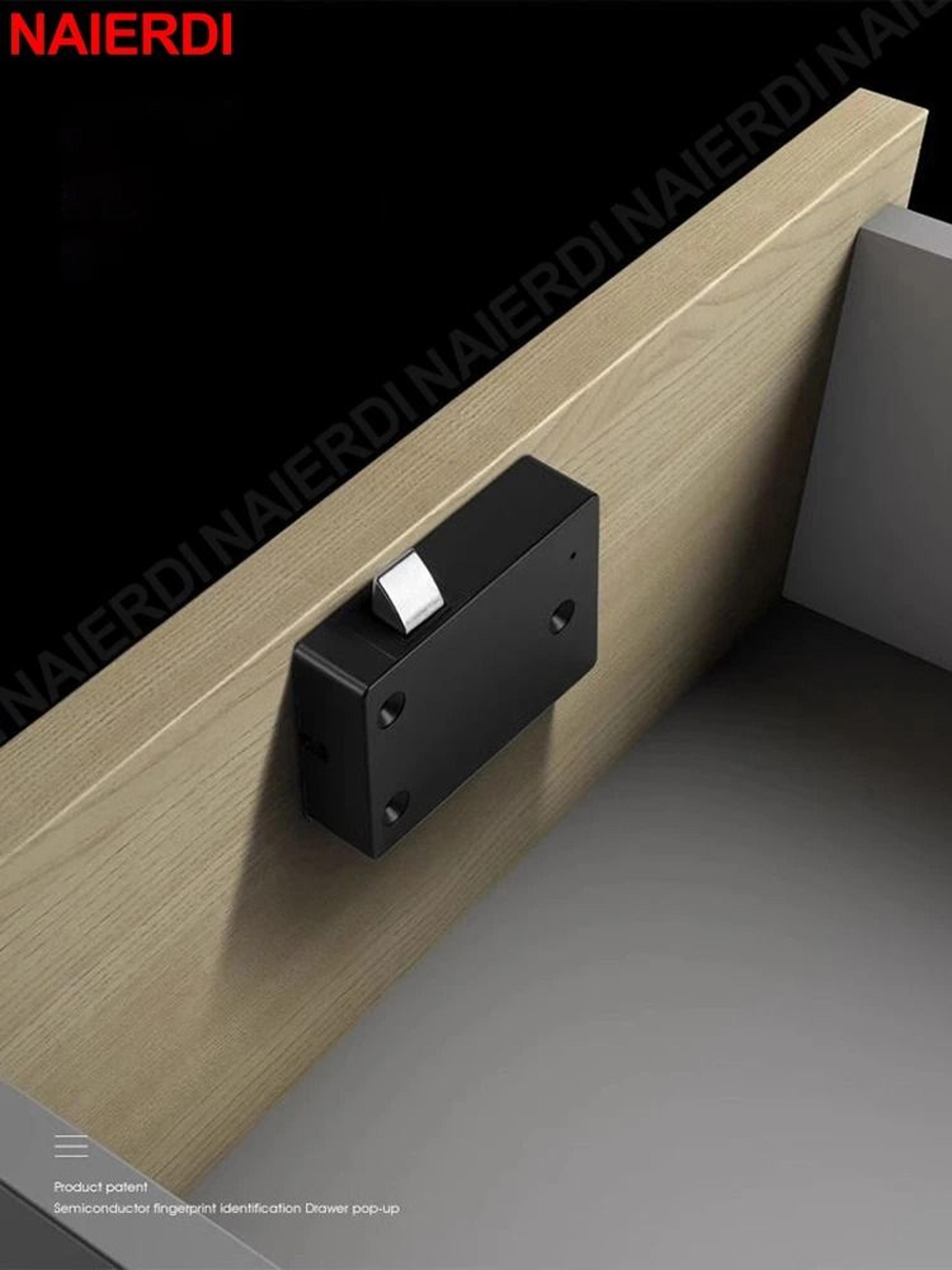 NAIERDI Smart Biometric Cabinet Lock Smart Fingerprint Keyless Lock For Lockers Drawers 5