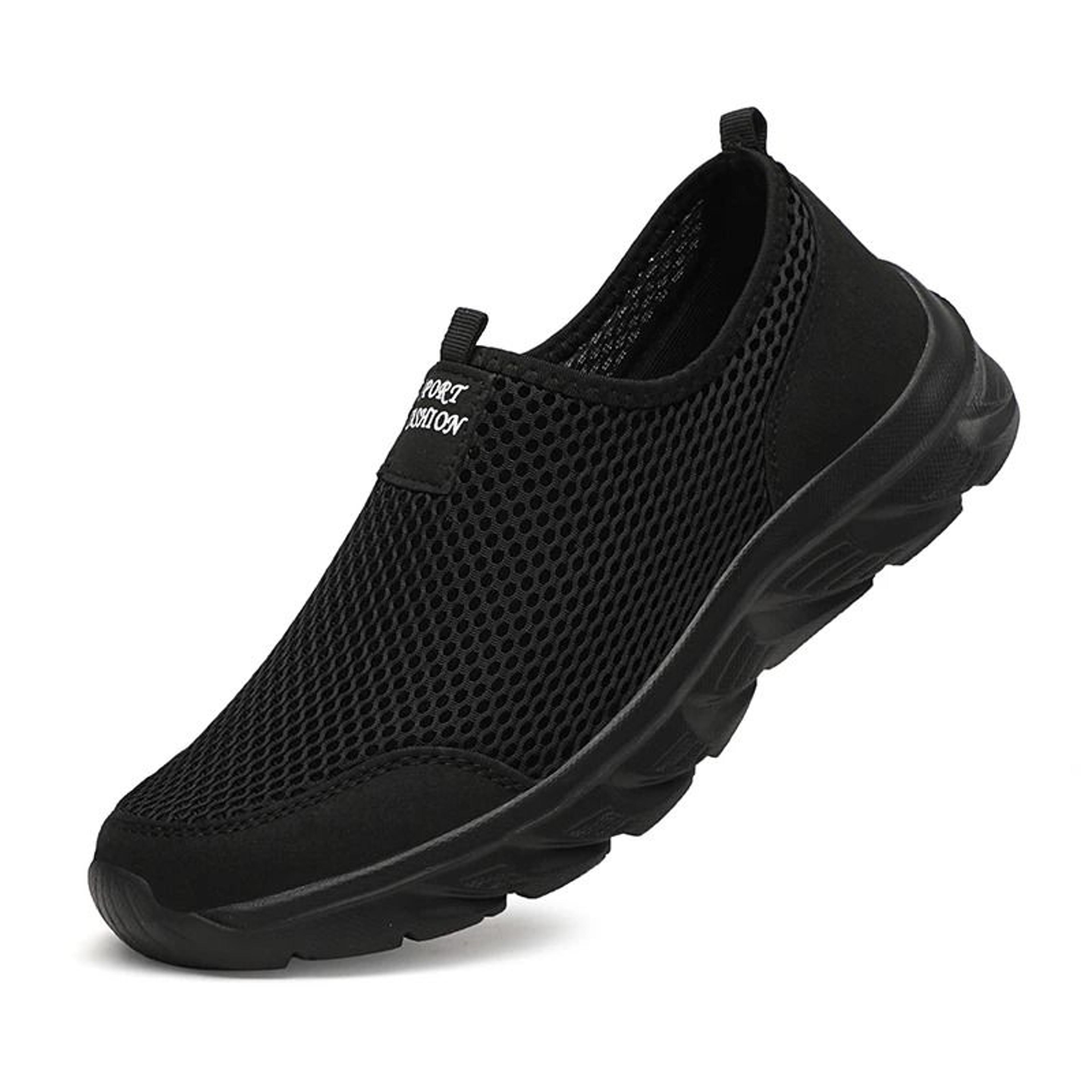 Mens Breathable Mesh Lightweight Slip On Loafers For Summer Walking 4