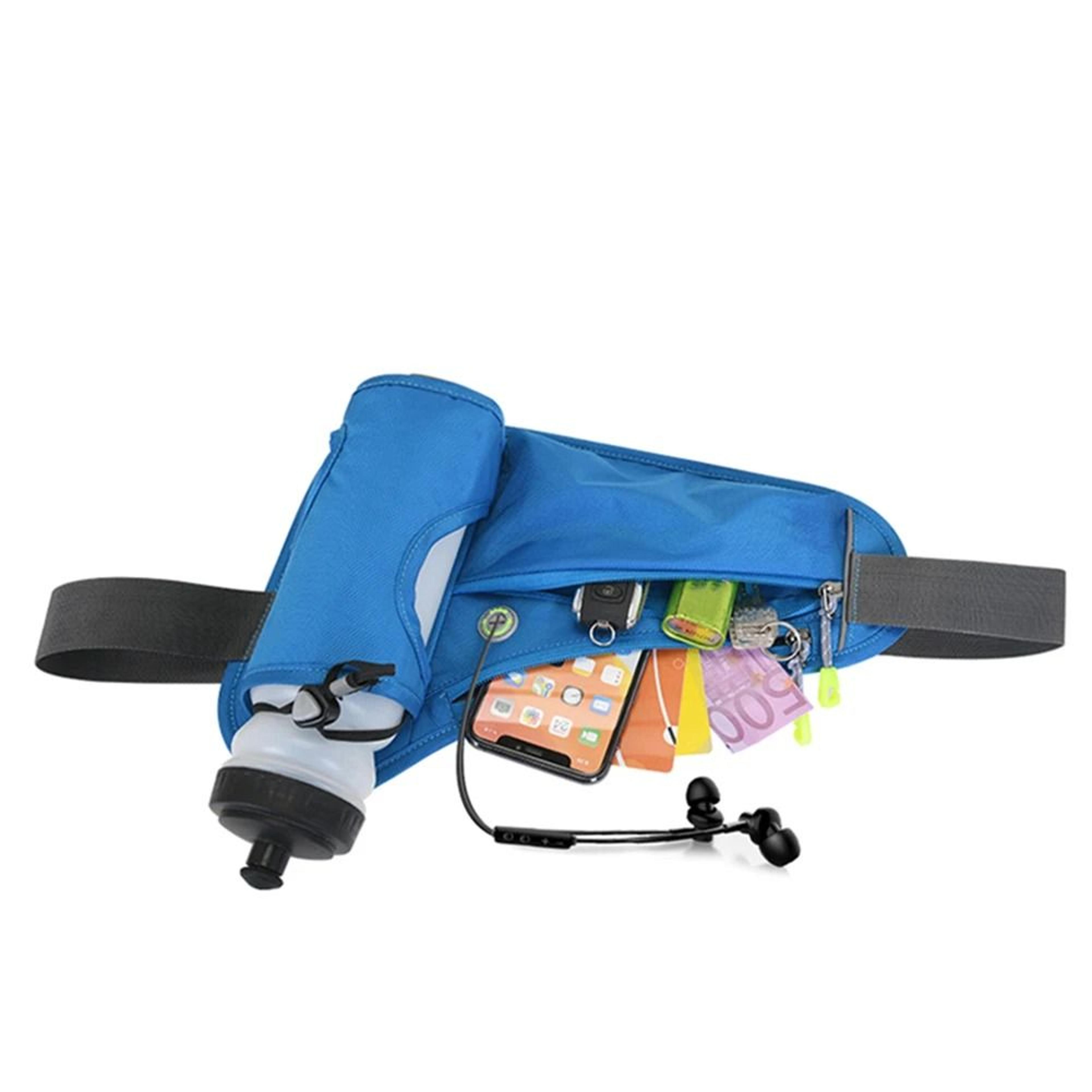 Running Waist Bag Water Bottle Holder Hydration Belt Bag Men Women Sports Fanny Pack Gym Running Cy 4