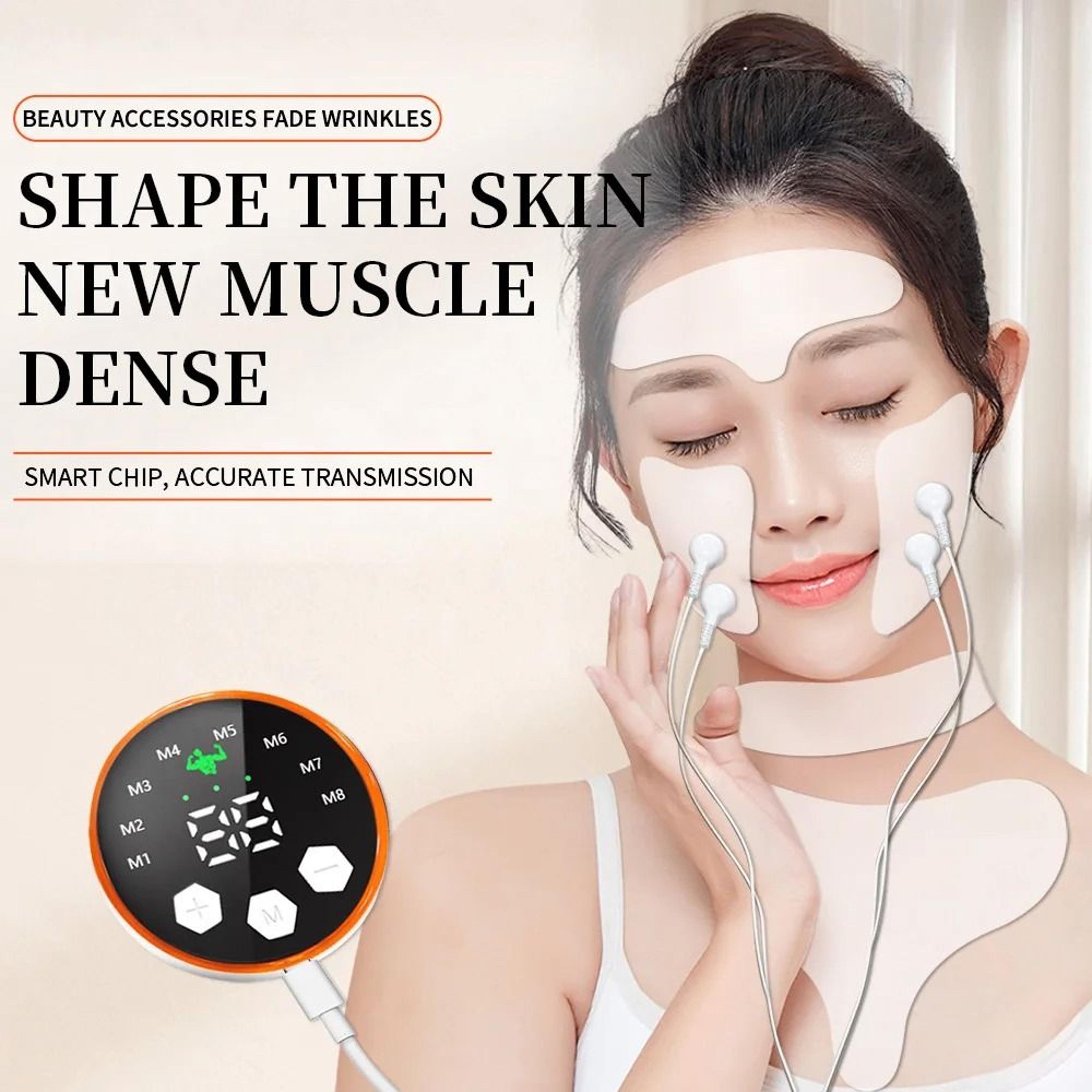 ems facial lifting massager muscle stimulator for face neck skin tightening