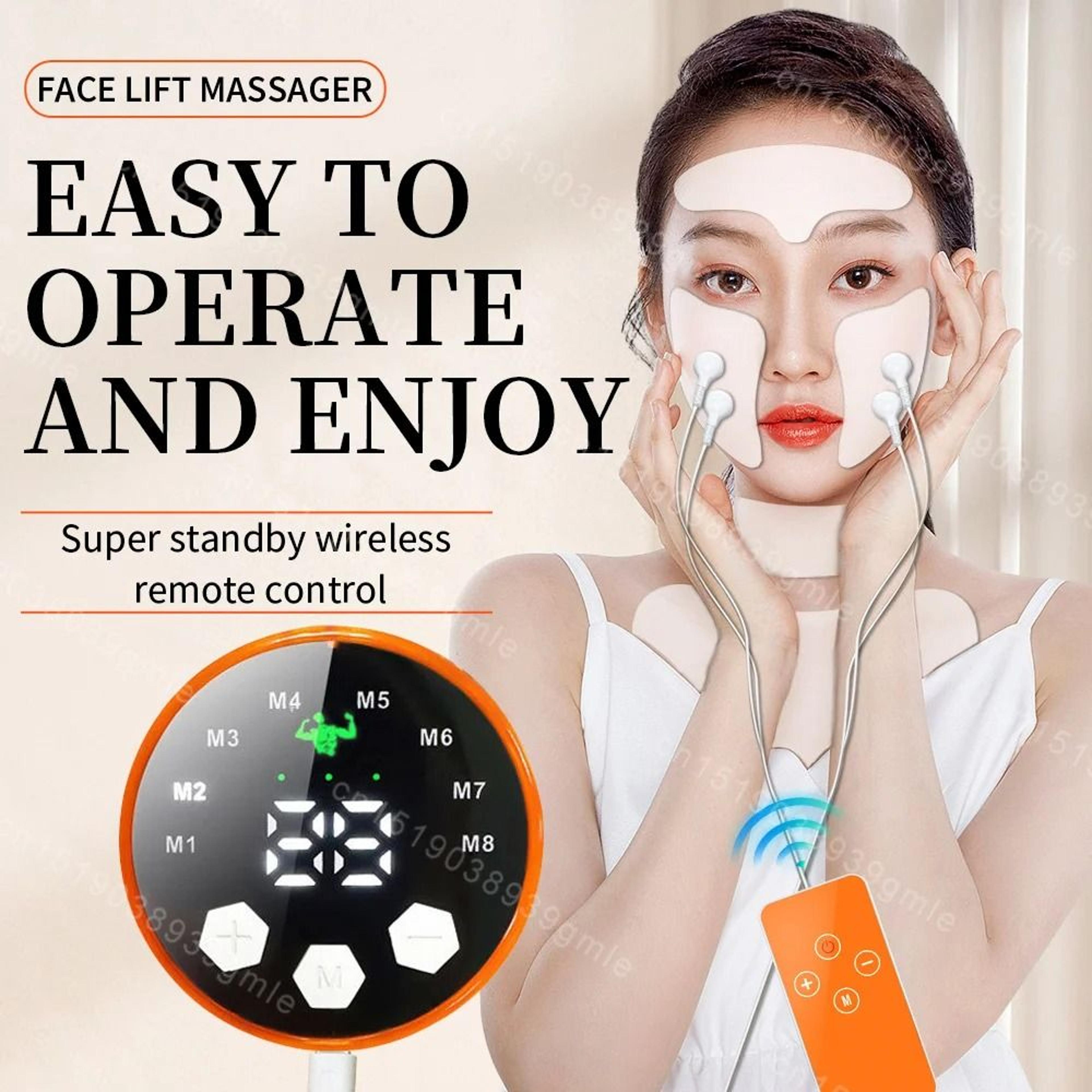 EMS Facial Lifting Massager Muscle Stimulator For Face Neck Skin Tightening 4
