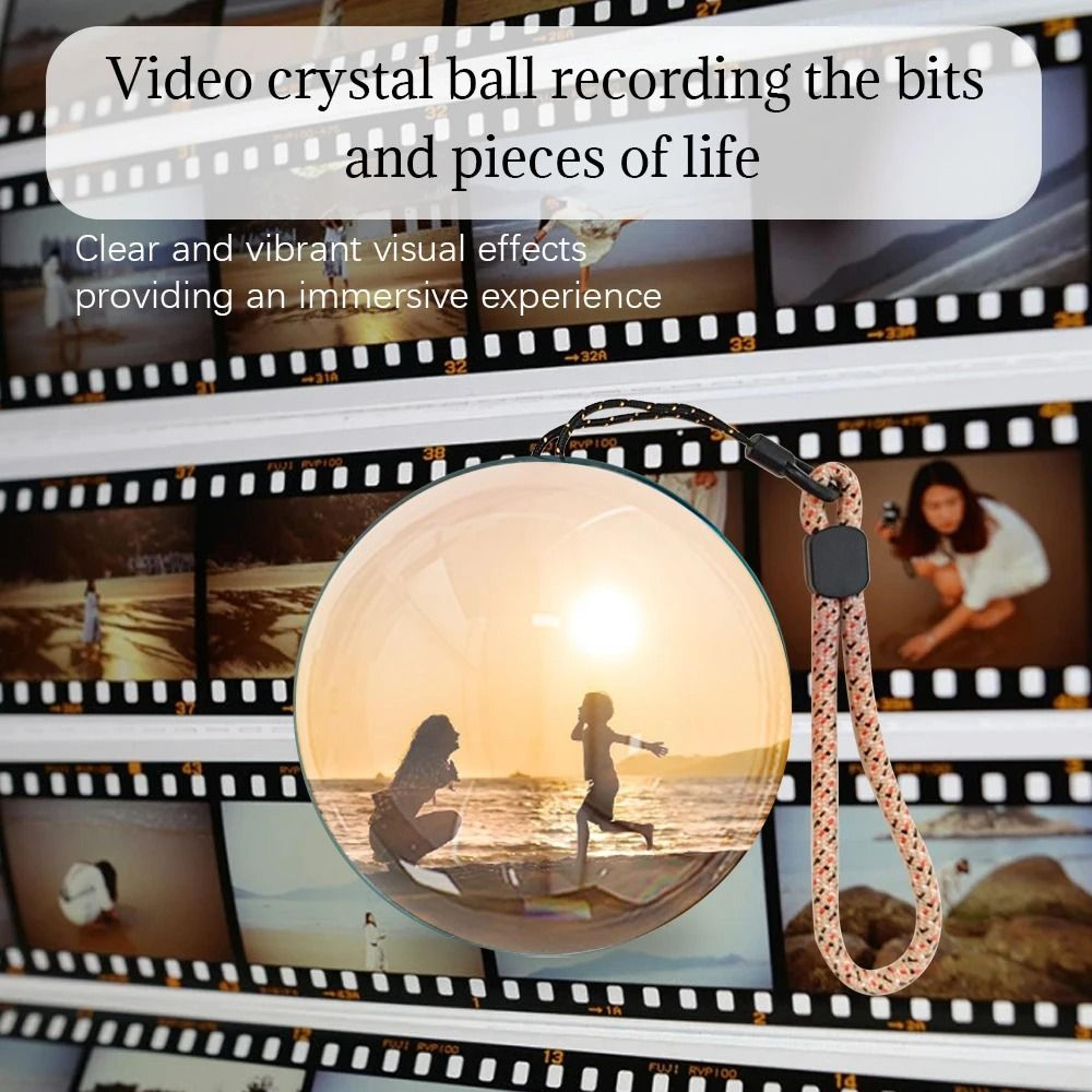 Customizable Video Glass Ball DIY Art Lamp With Detachable Spherical Pixel Display And Sound 2